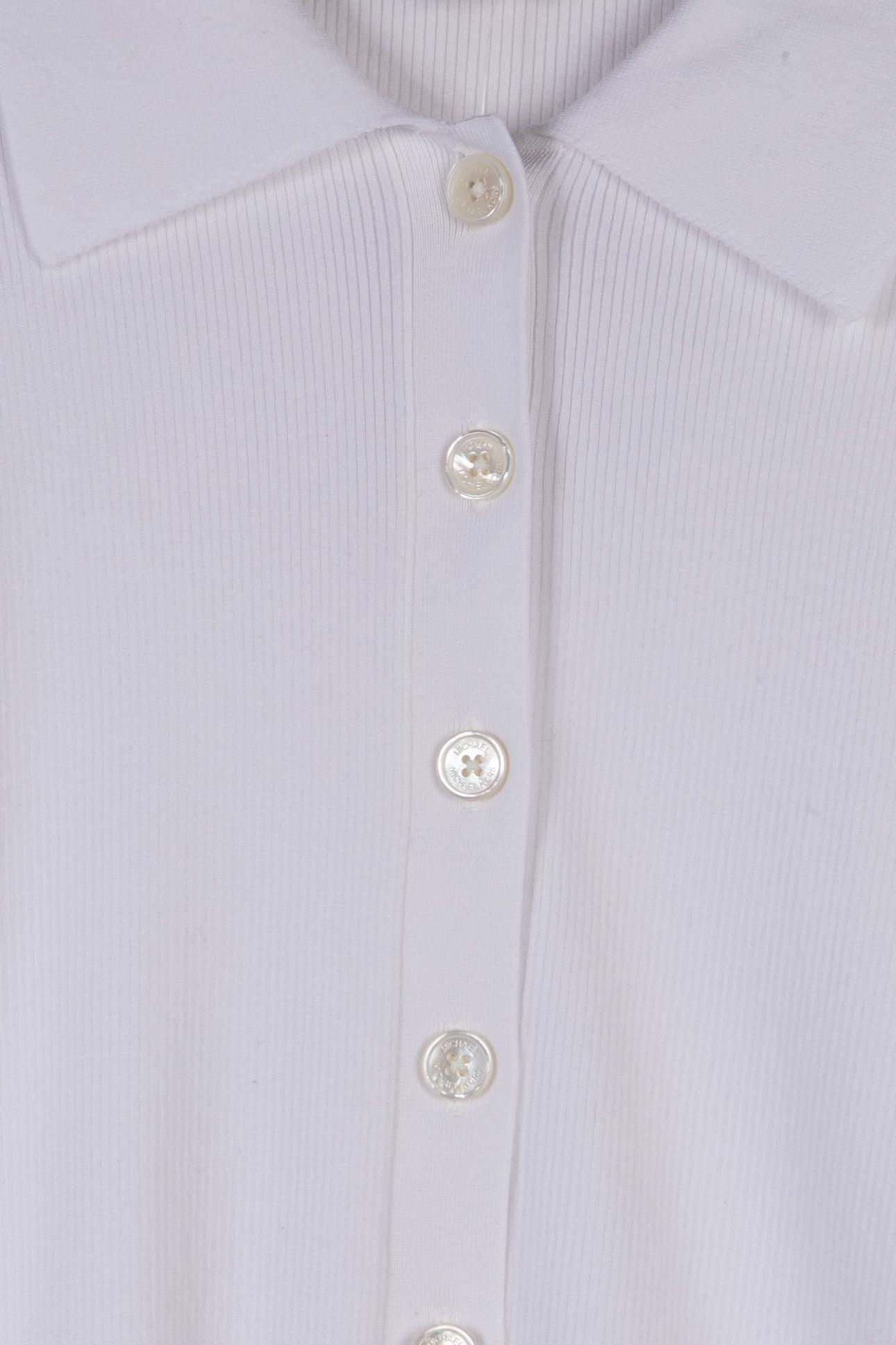 FITTED RIBED LS BUTTON UP OPTIC WHITE 4