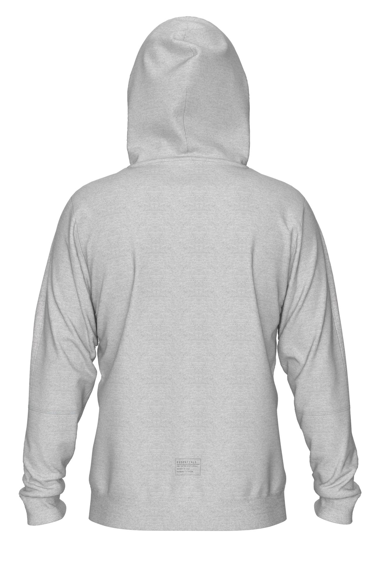 UNISEX TEAM ESSENTIAL SWEAT SHIRT MEDIUM GREY HEATHER 4
