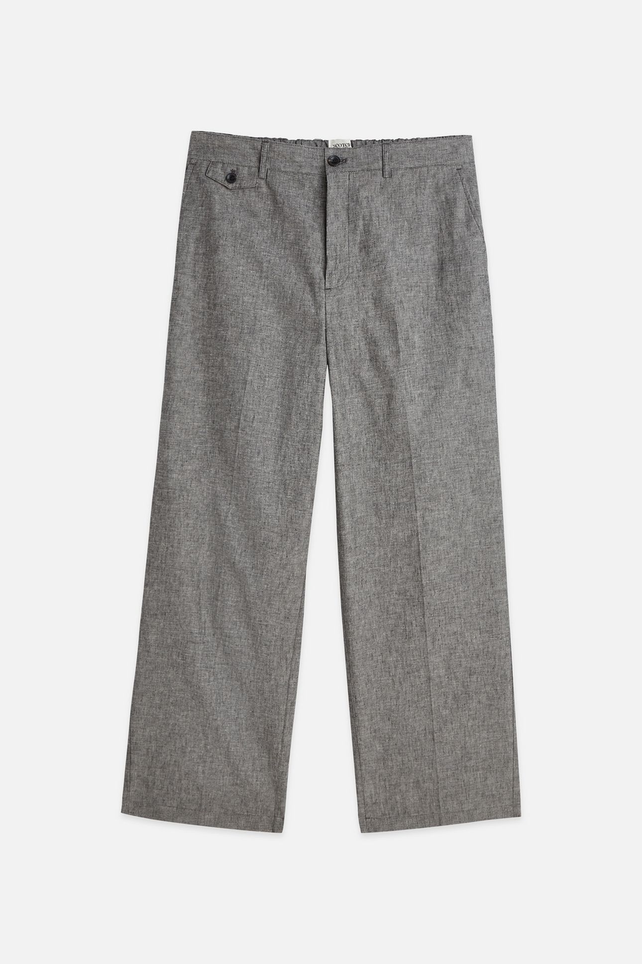 OTIS TAILORED COTTONLINEN RELAXED STRAIGHTFIT JOGGER BLACK 4