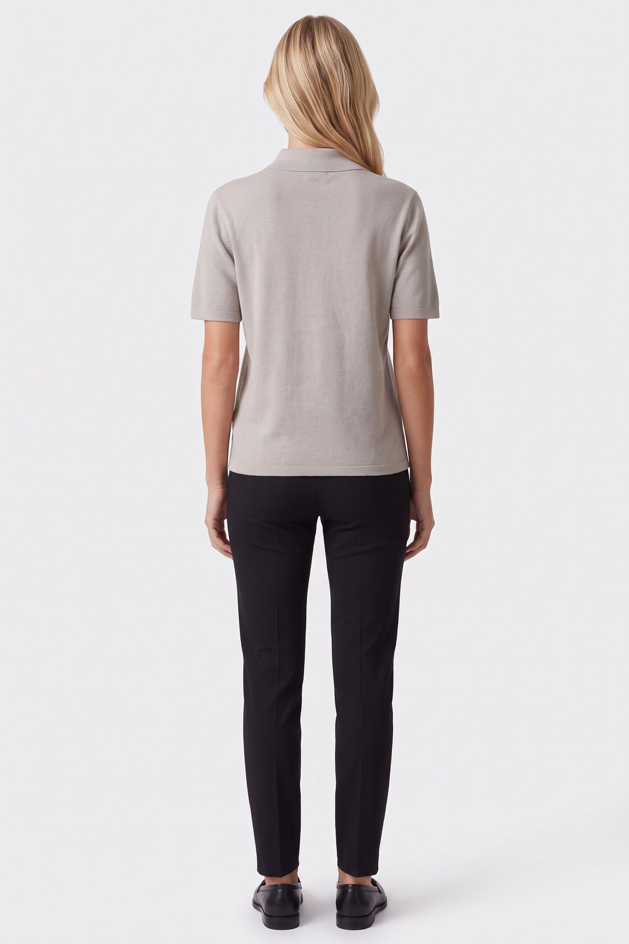 UNISEX POLO HEATHERED GREY 4