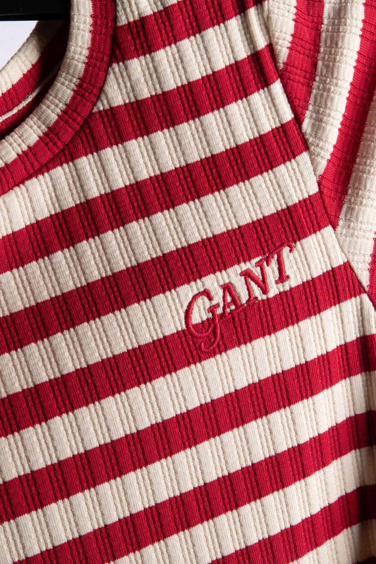 TEEN GIRLS STRIPED RIB T-SHIRT DRESS RUBY RED 4