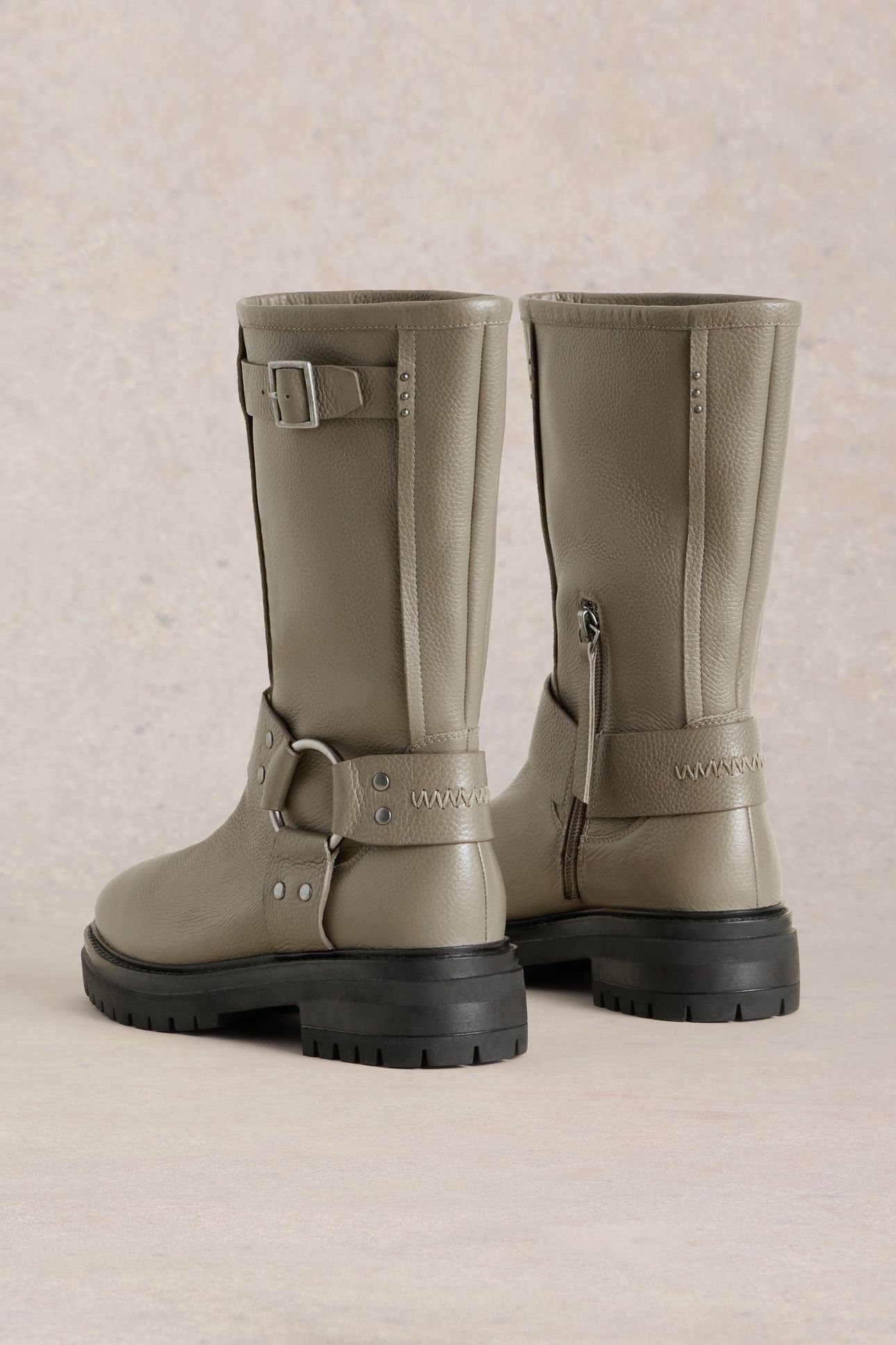 BOBBIE BIKER BOOT DK NAT 3