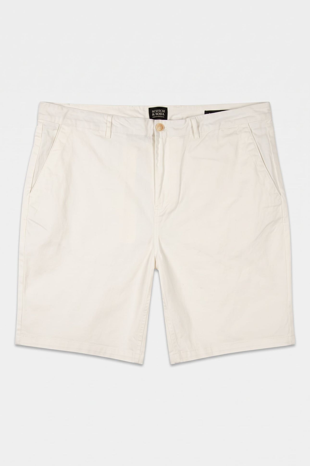 CORE STUART COTTON-BLEND TWILL REGULAR-FIT SHORT OFF WHITE 3