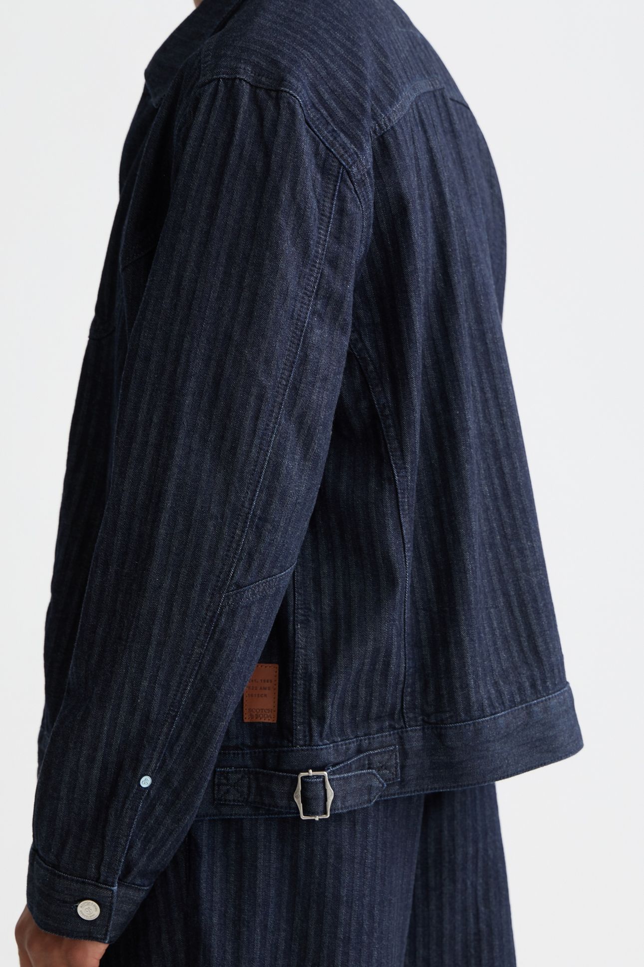 TRUCKER JACKET WITH WESTERN DETAILS NAVY 6