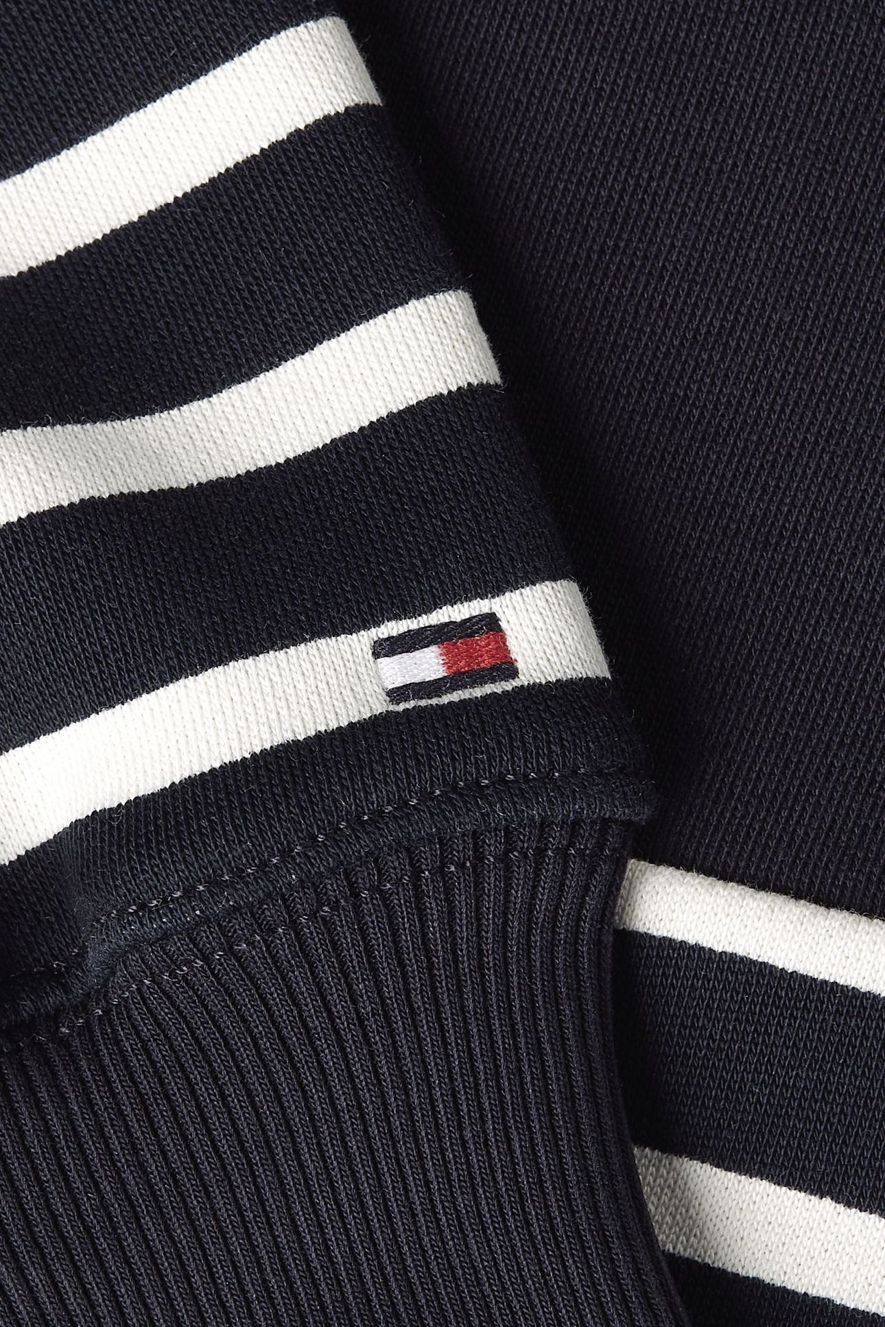 PLACED STRIPE 1/4 ZIP DESERT SKY/IVORY PETAL 8