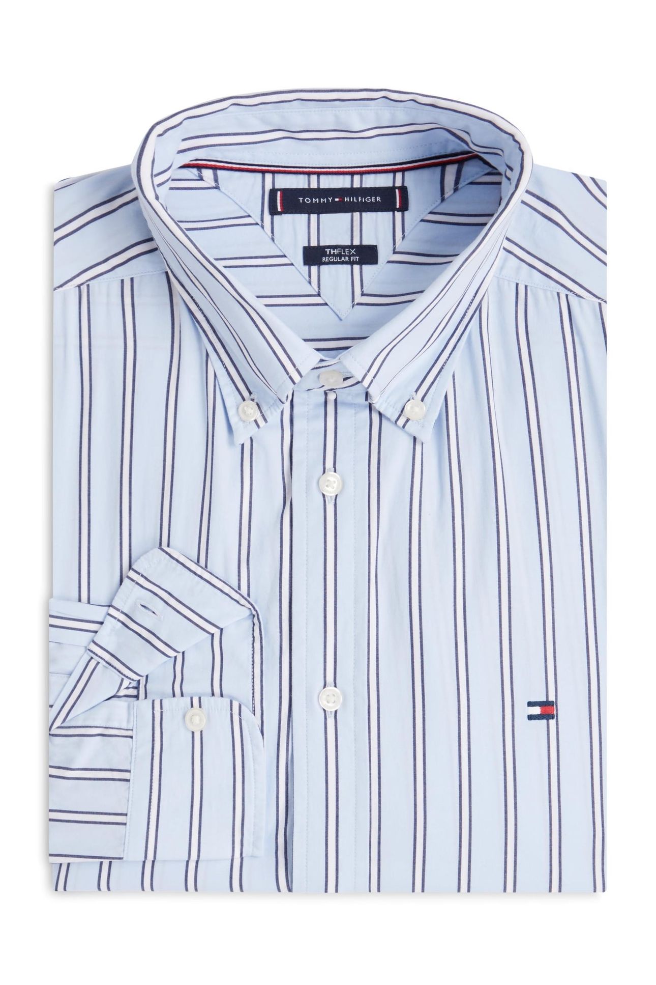 FLEX POPLIN BOLD SWEET BLUE/STRIPE 3