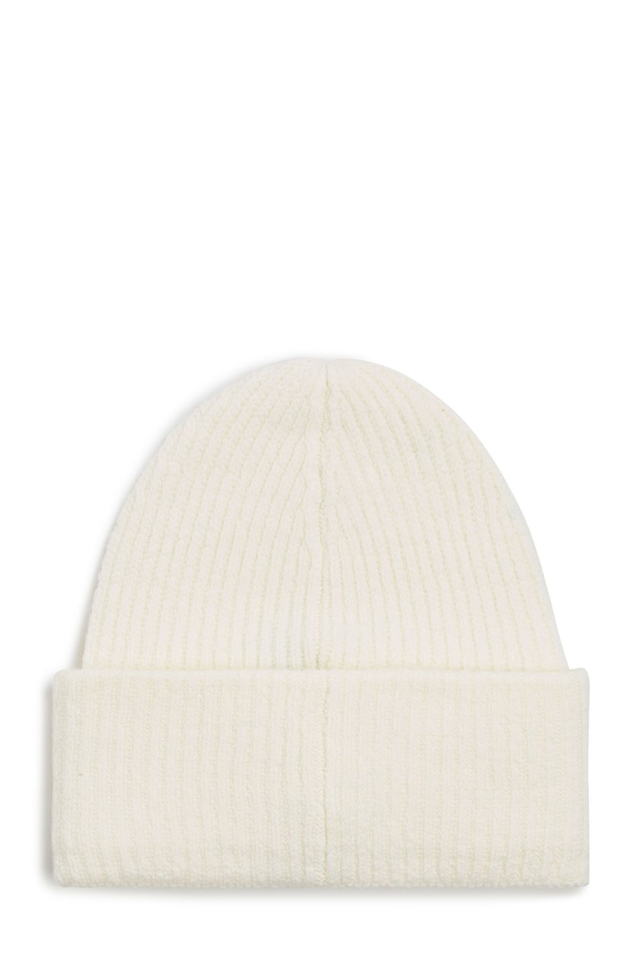 KLJ PATCH LONG BEANIE OFF WHITE 3