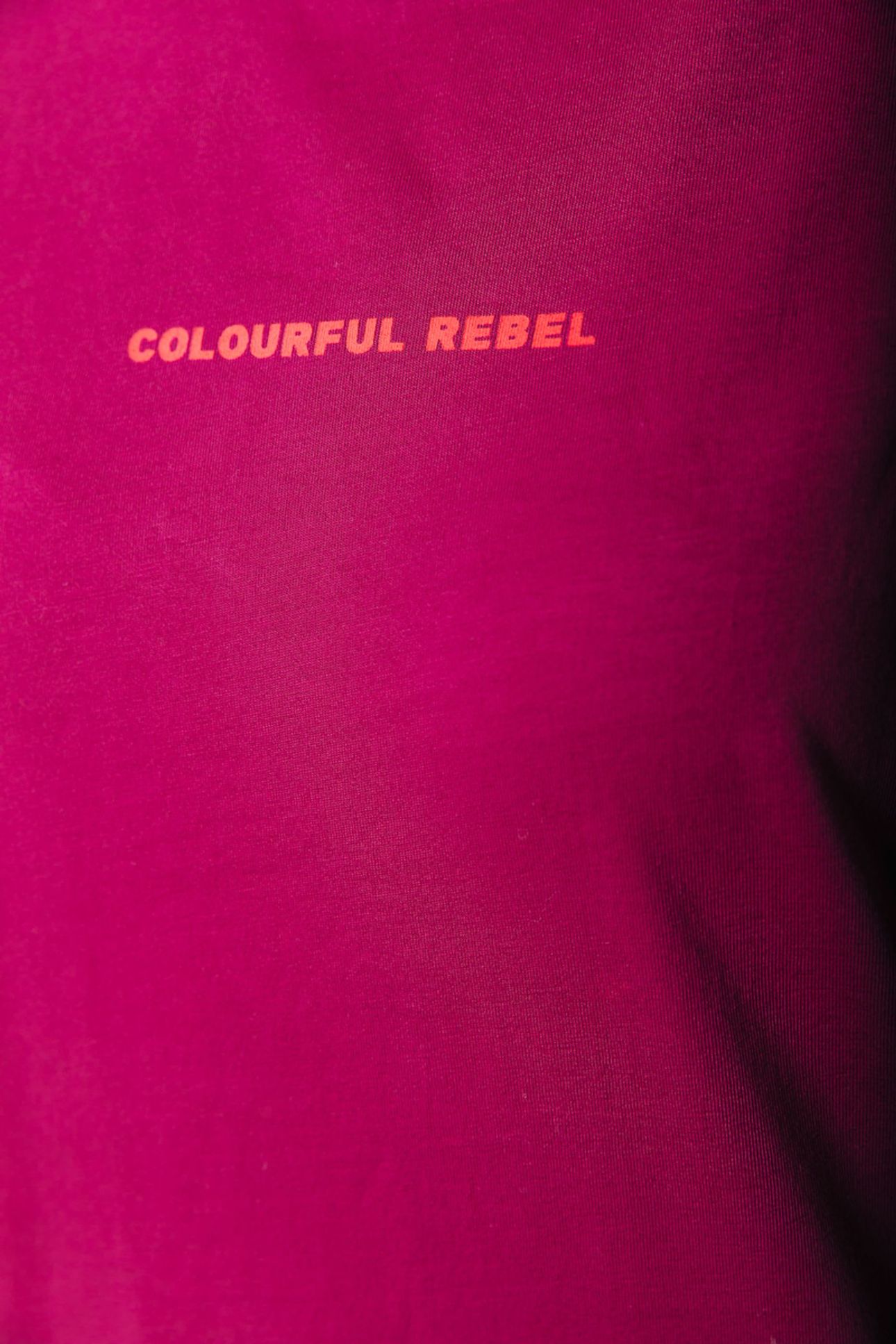 UNI LOGO BOXY TEE BORDEAUX 3