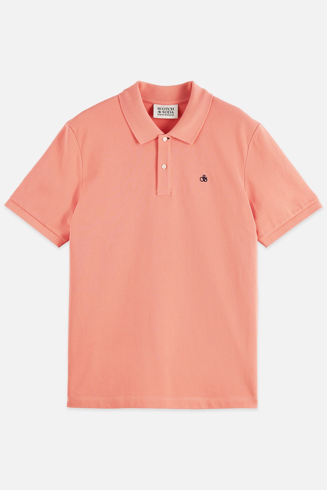 SEASONAL CORE PIQUE CHEST LOGO POLO DARK PINK 4