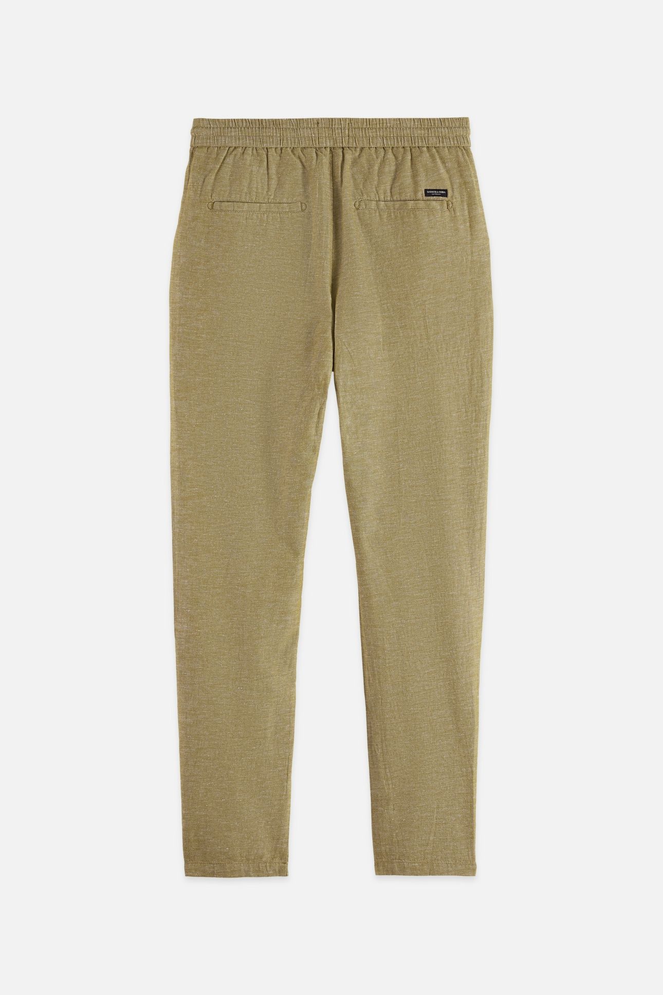 SEASONAL CORE WARREN COTTON LINEN JOGGER DARK GREEN 2