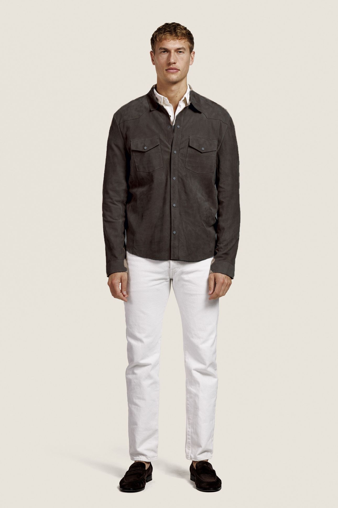 KAYCE SUEDE JACKET COFFEE 1