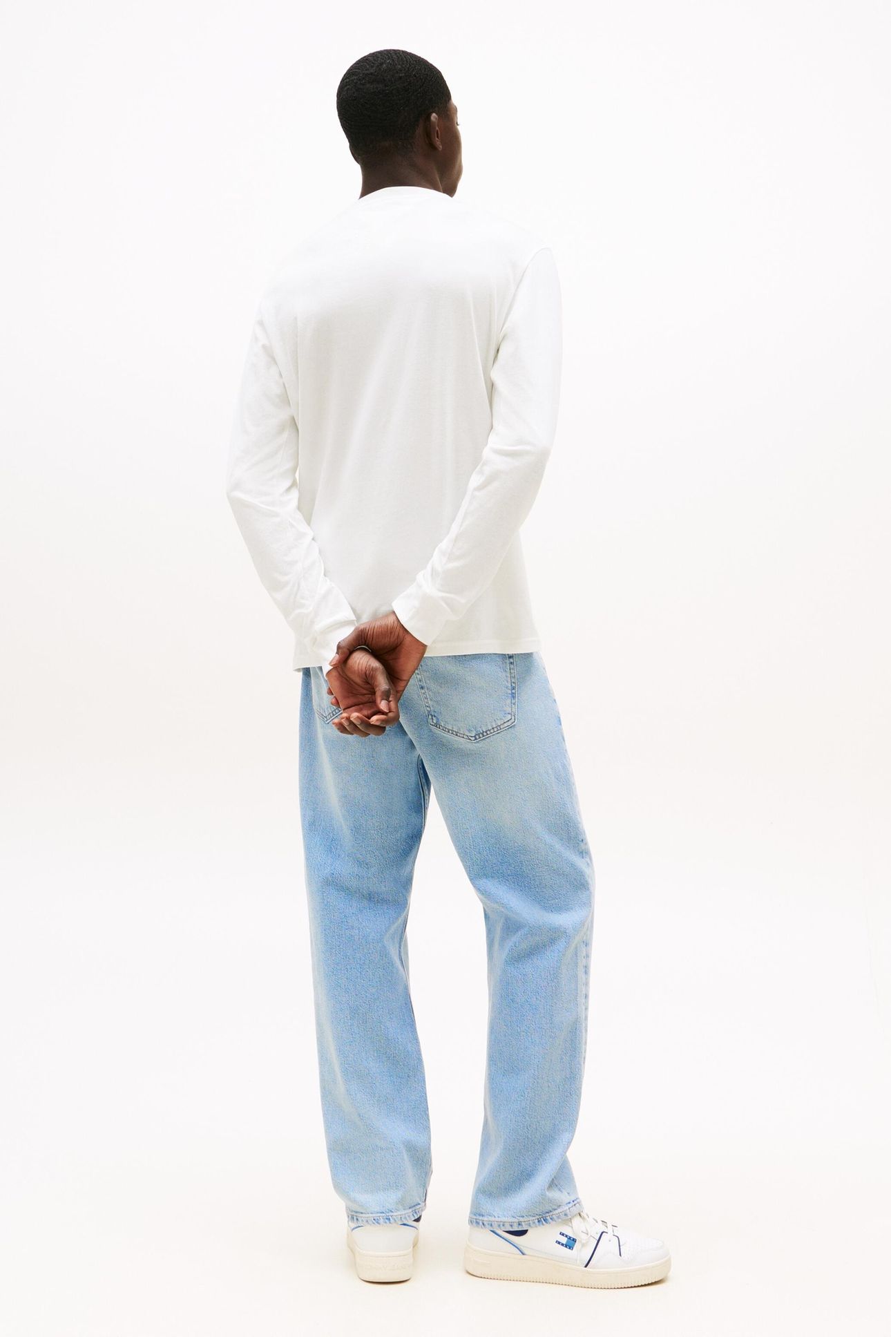 TJM SLIM CHEST LINEAR TEE ECRU 3