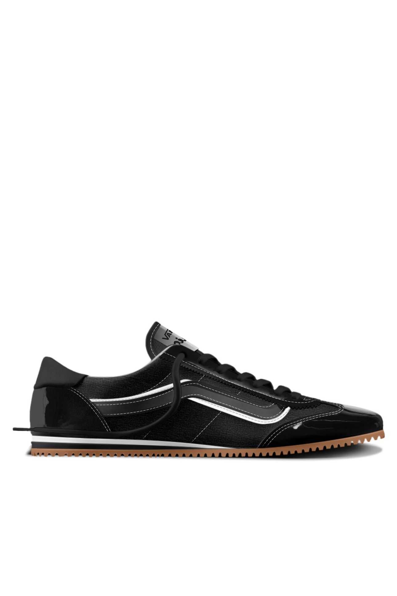 UNISEX SUPER LOWPRO PATENT BLACK 1