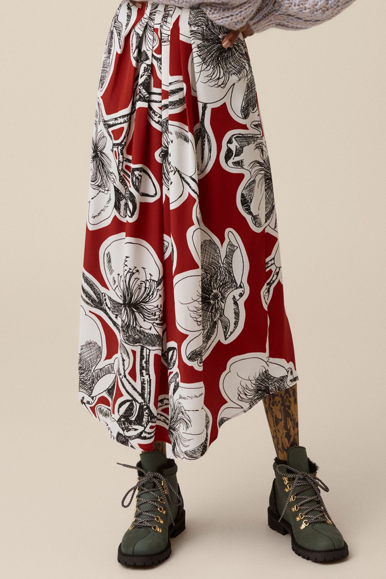 BLOSSOM SKIRT LONG JASMINE DAHLIA 1