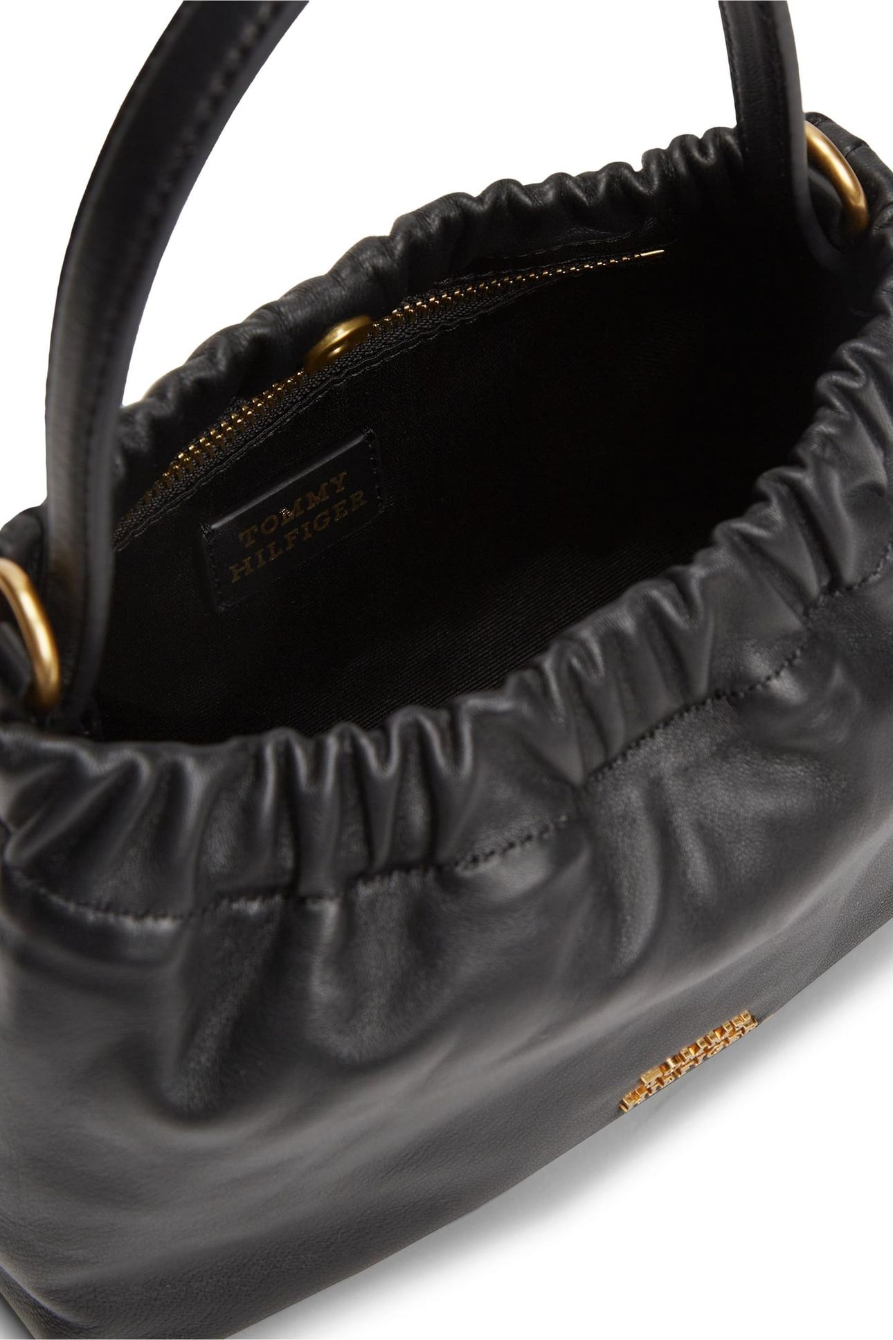 SOFT LEATHER MINI CROSSOVER BLACK 4