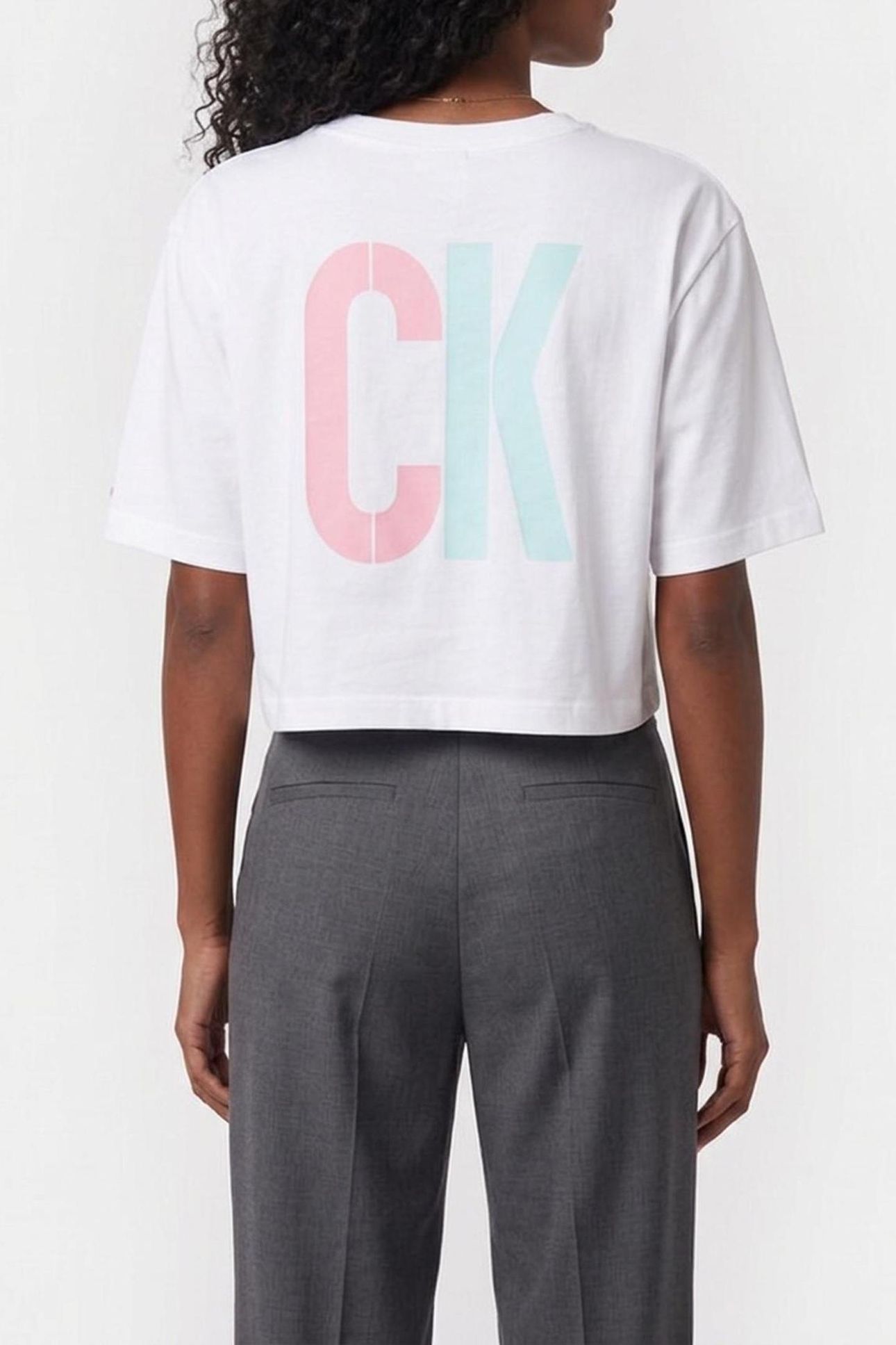 RELAXED CROPPED SS TOP BRIGHT WHITE 2