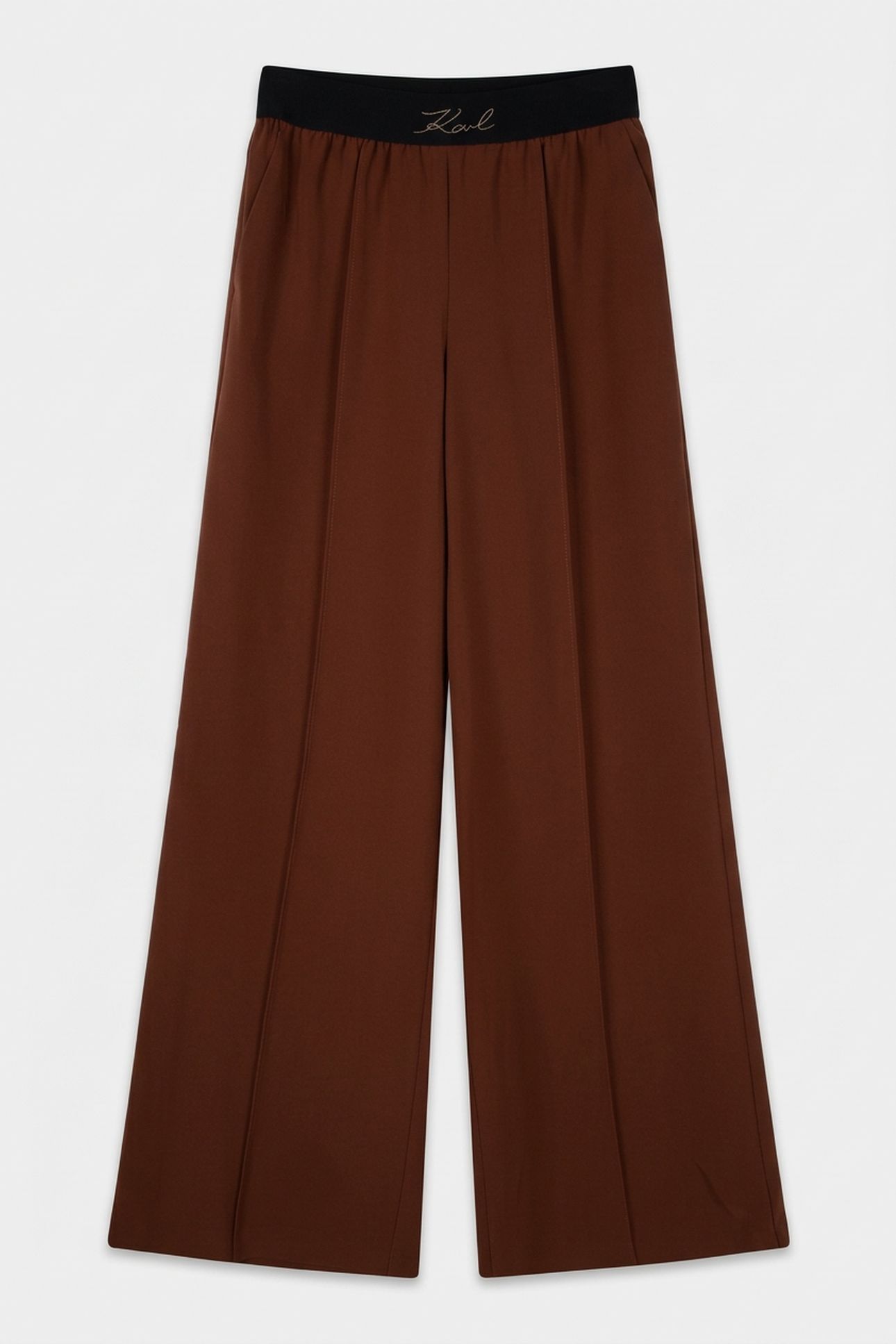 CADY ELASTIC WAIST PANTS FRIAR BROWN 3