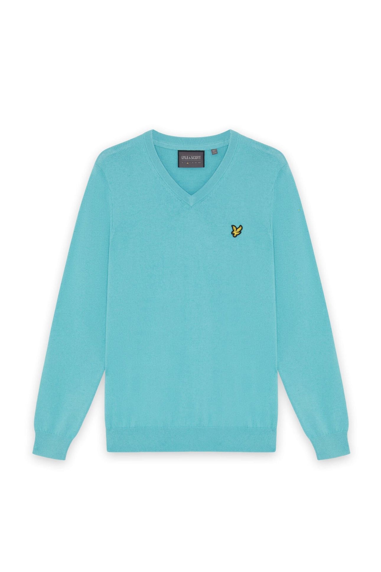 GOLF V NECK PULLOVER AQUAMARINE BLUE 4