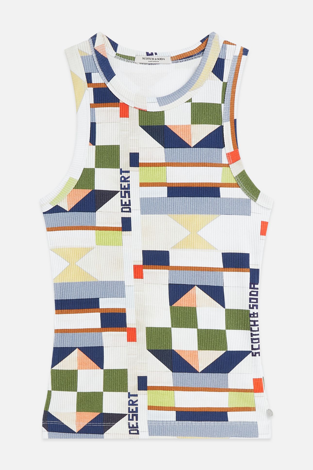 ALL OVER PRINTED TANK PATCHWORK INFINITY 5