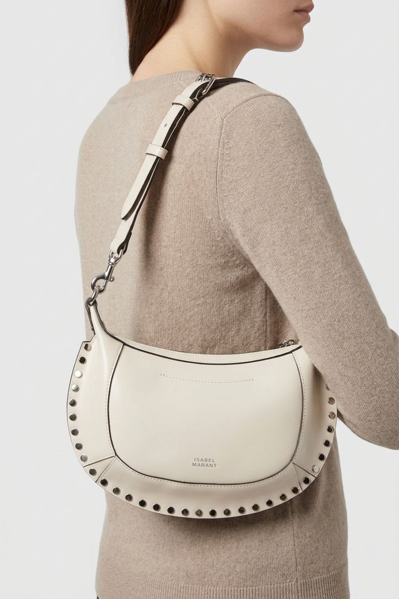 OSKAN MOON BAG CHALK 1