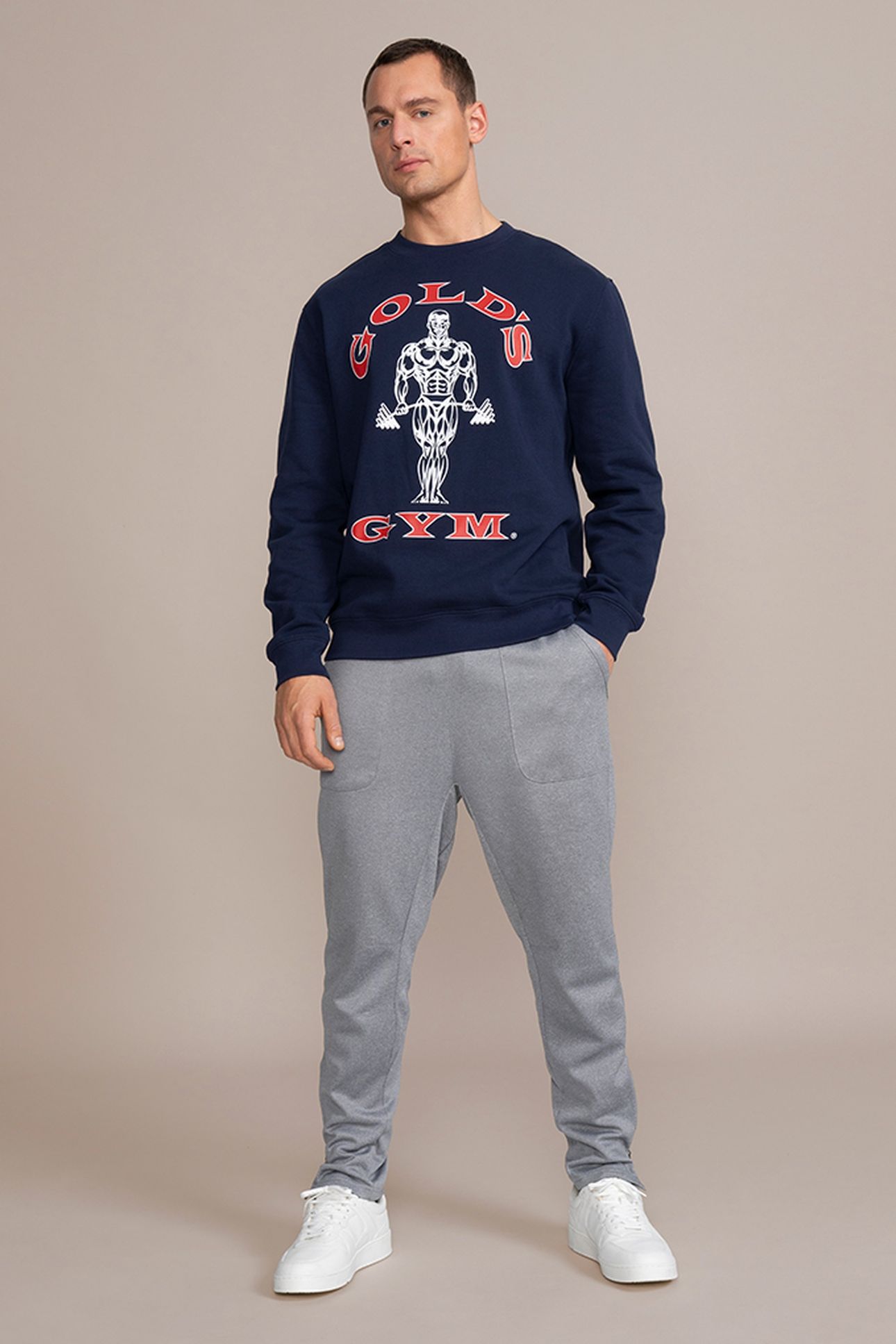 MUSCLE JOE SWEATSHIRT NAVY 1