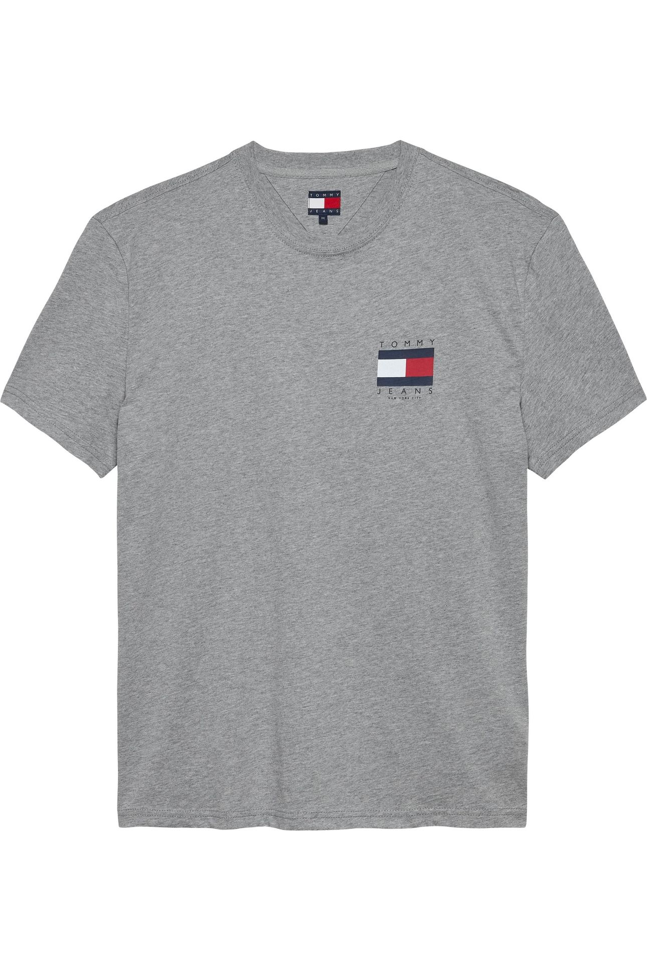 TJM REG FLAG GRAPH TEE GREY HEATHER 5