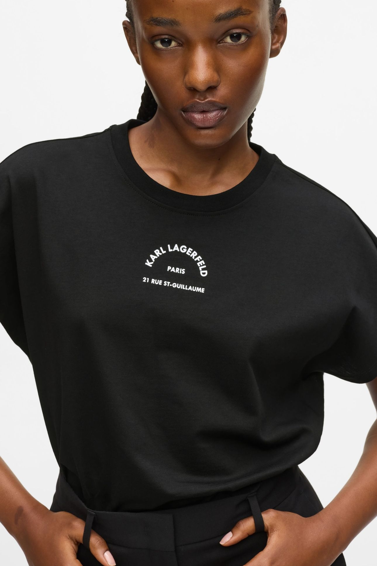 RSG GLITTER RELAXED T-SHIRT BLACK 6