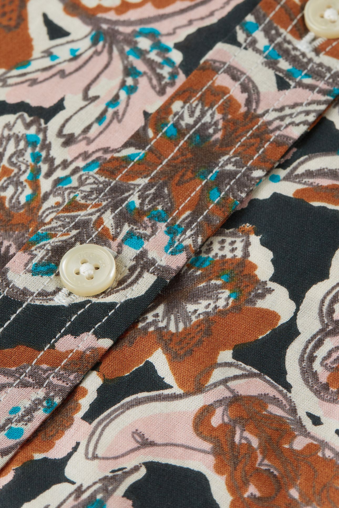 PRINTED RELAXED FIT SHIRT LUCKY BANDANA MULTI METEORITE 7