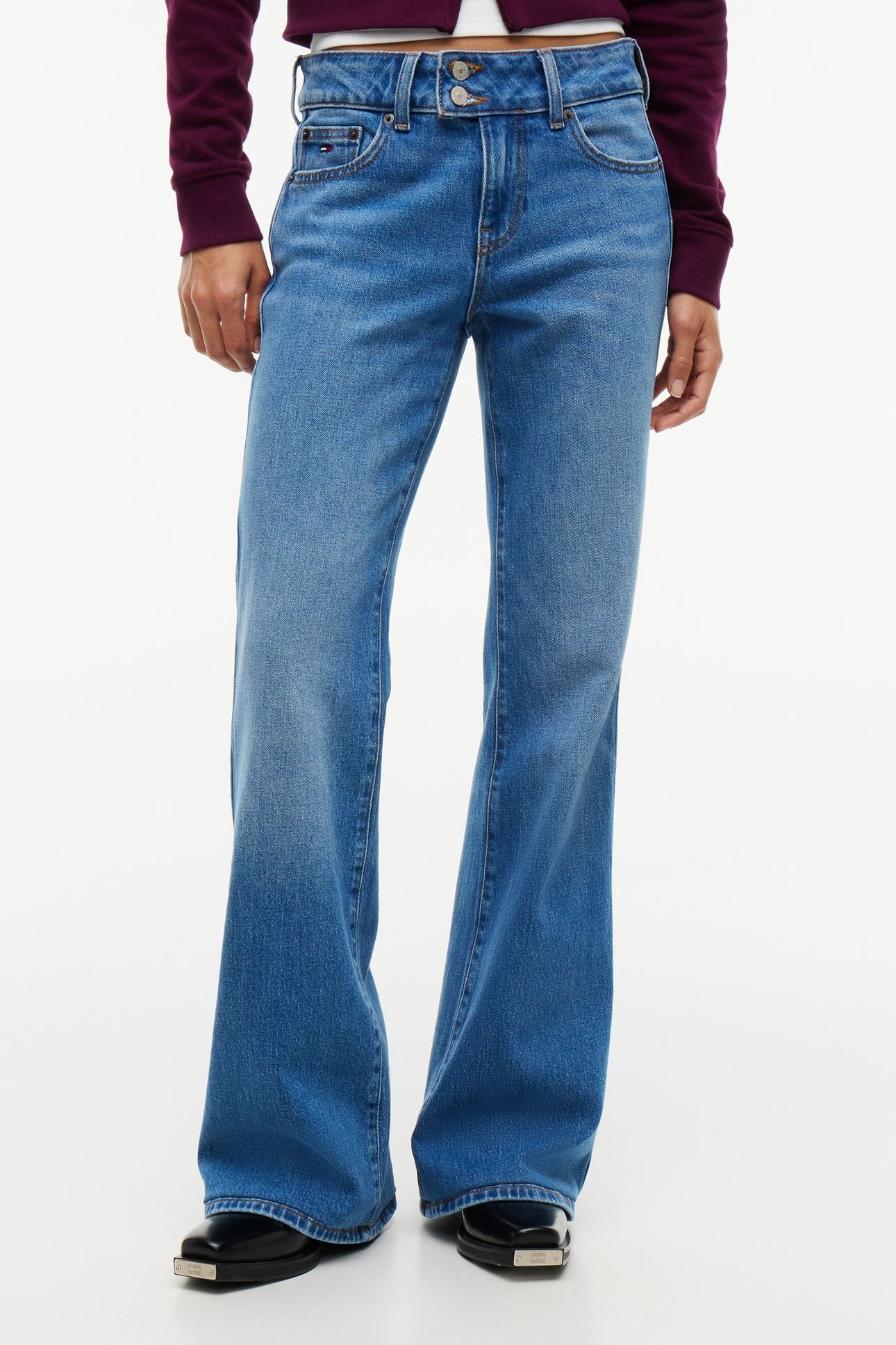 SIA LOW RISE BOOTCUT JEANS DENIM 1