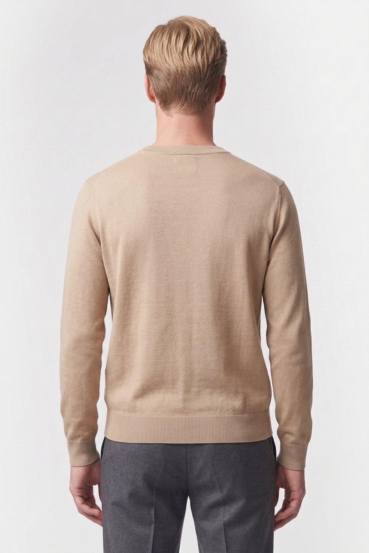 SUNFADED C-NECK DARK KHAKI 2