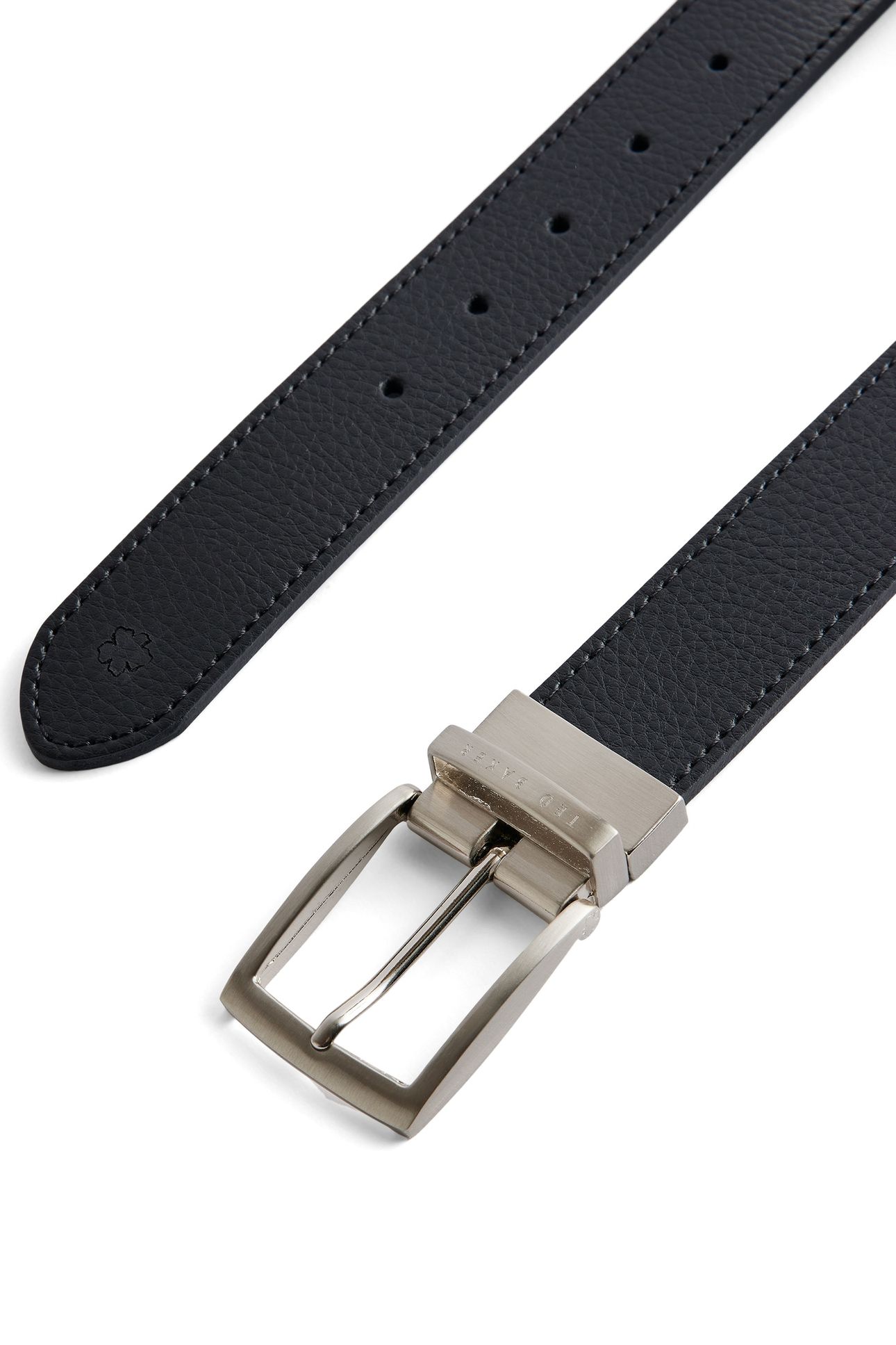 BREEMER REVERSIBLE LEATHER BELT BLACK 3