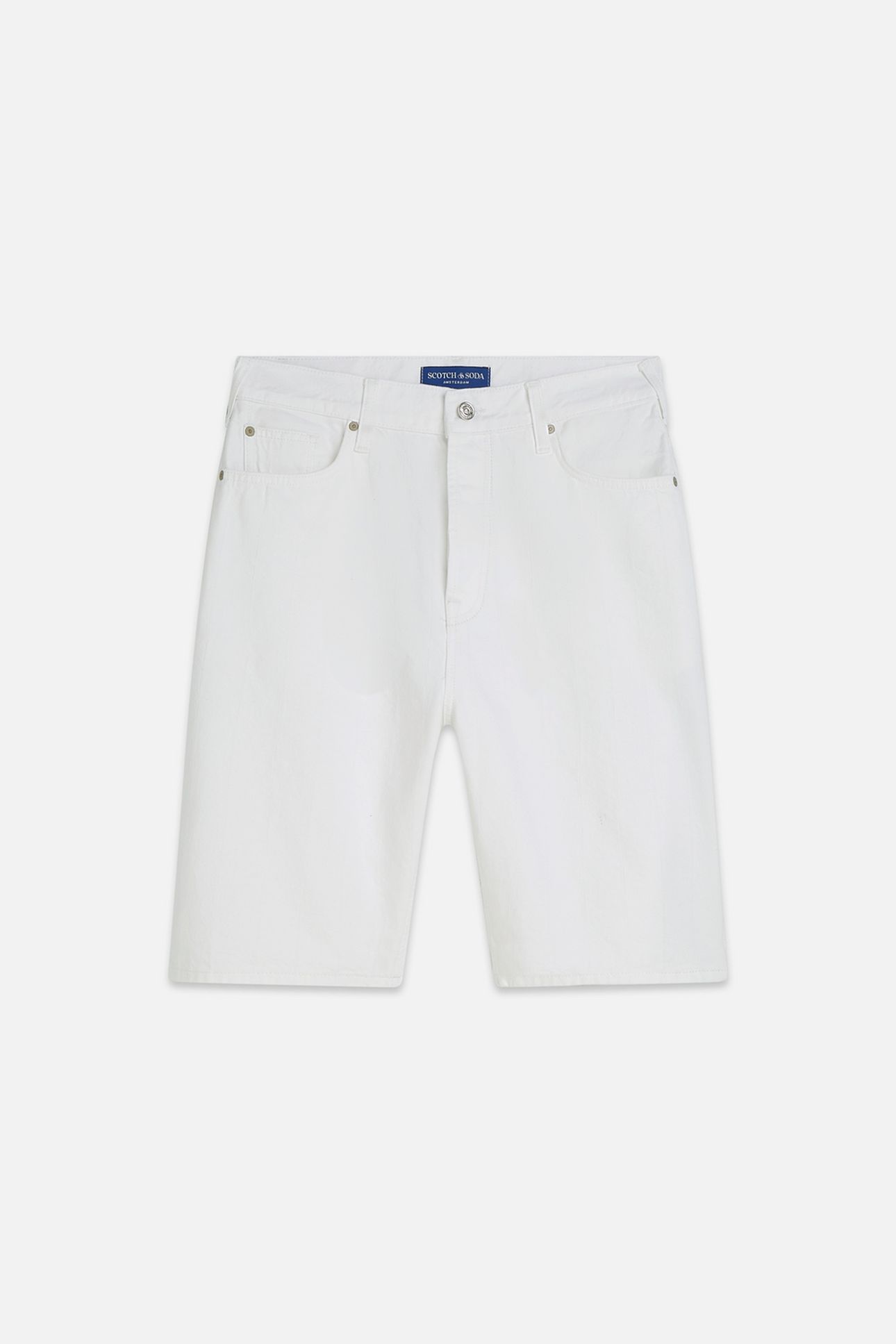 THE PITCH LOOSEFIT JEANS SHORT WHITE/PASTEL 1