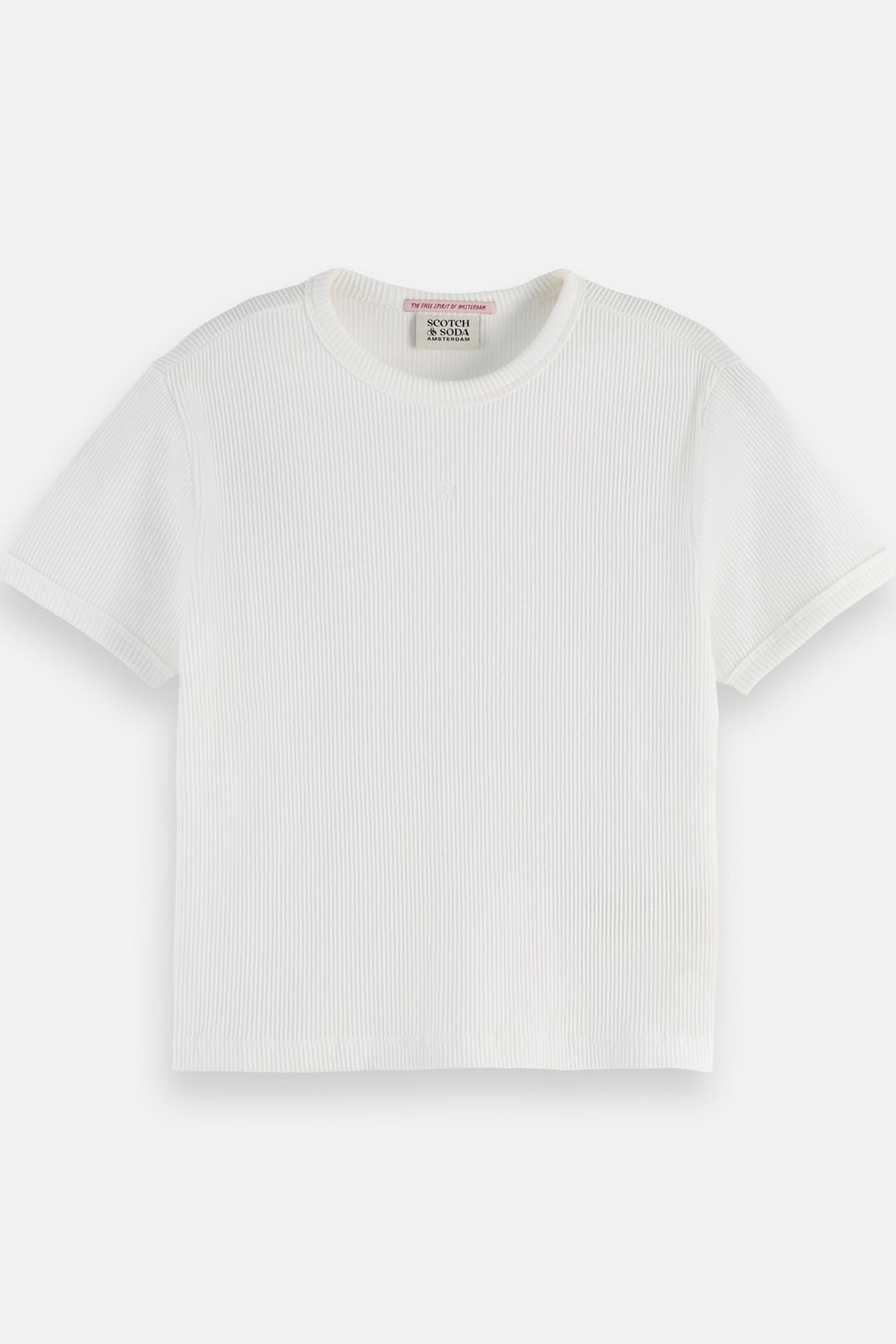 CORE BABY RIB T-SHIRT WHITE 4