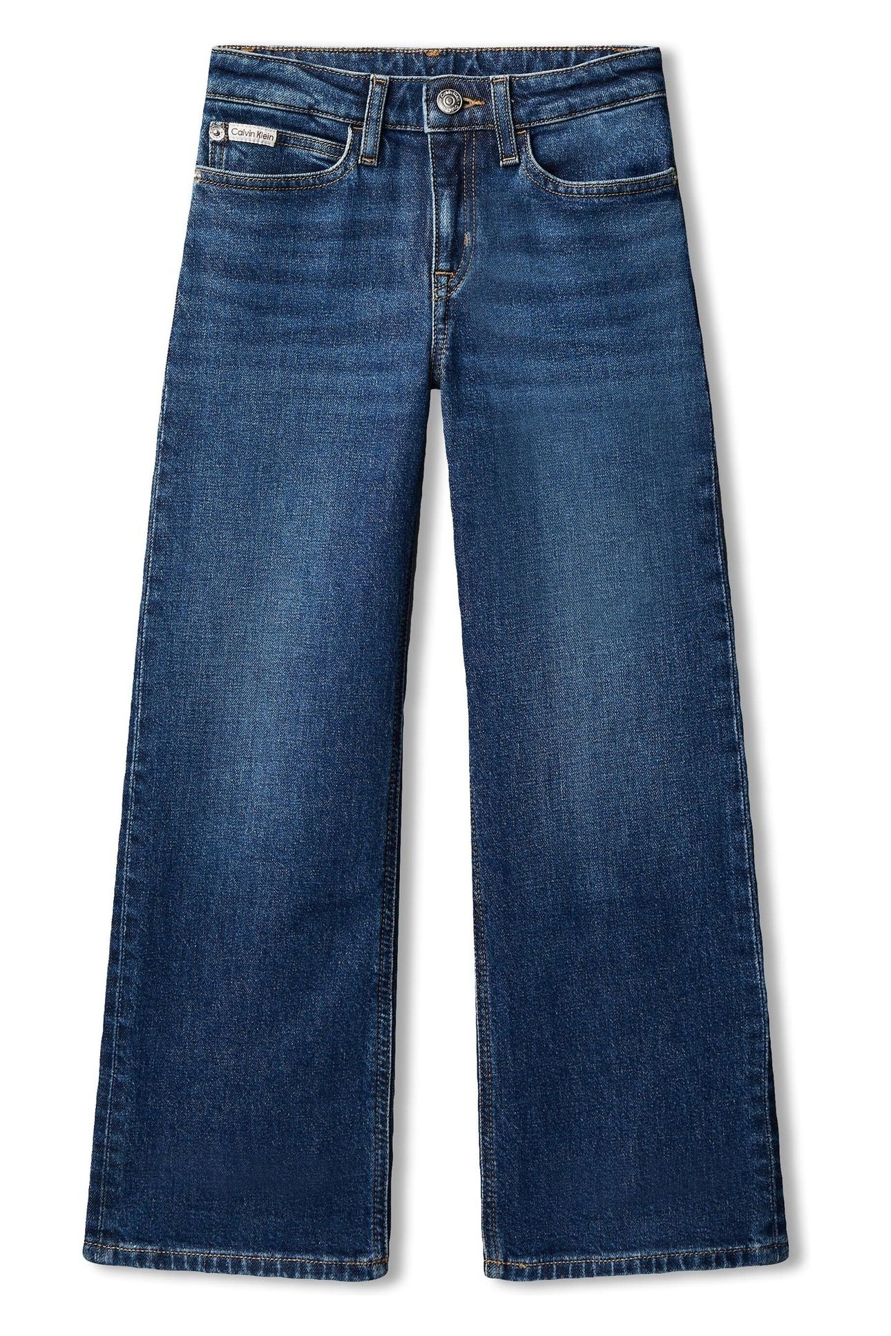 GIRLS HIGH RISE WIDE LEG AUTHENTIC DARK BLUE 1