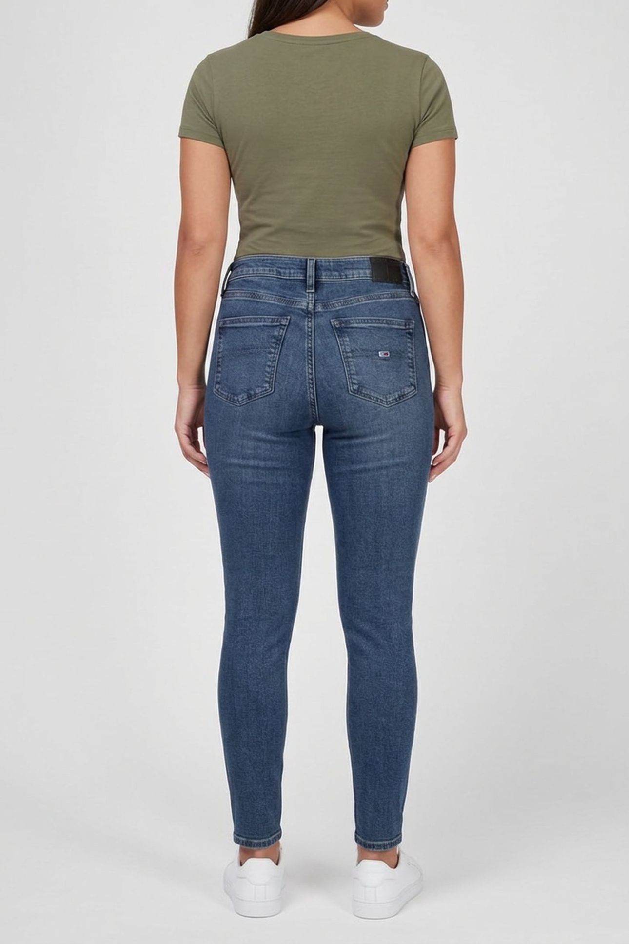 NORA MD SKINNY ANKLE SPLT DENIM BLACK 2