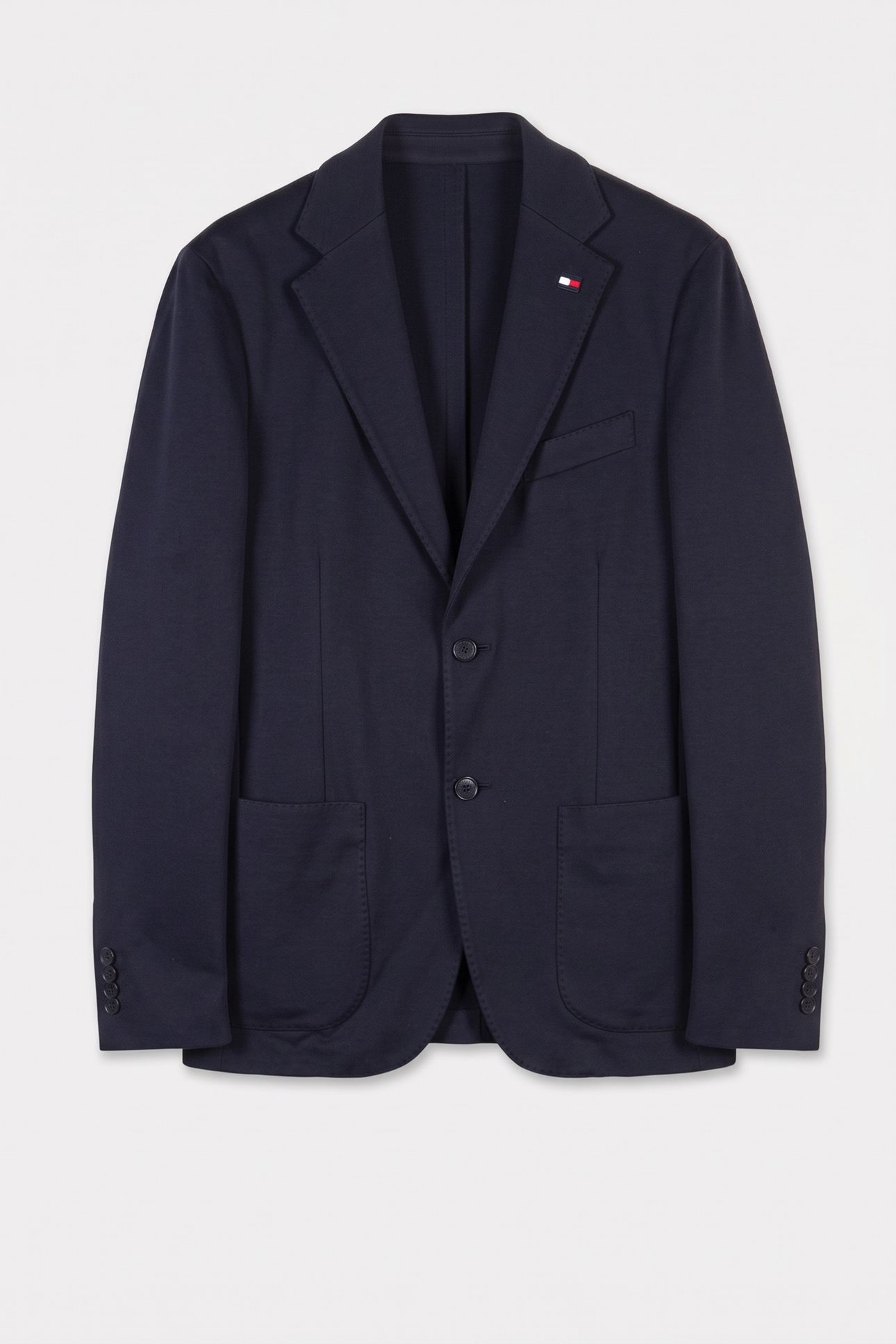 VISCOSE STRETCH JERSEY SUITING JACKET BLUE 3