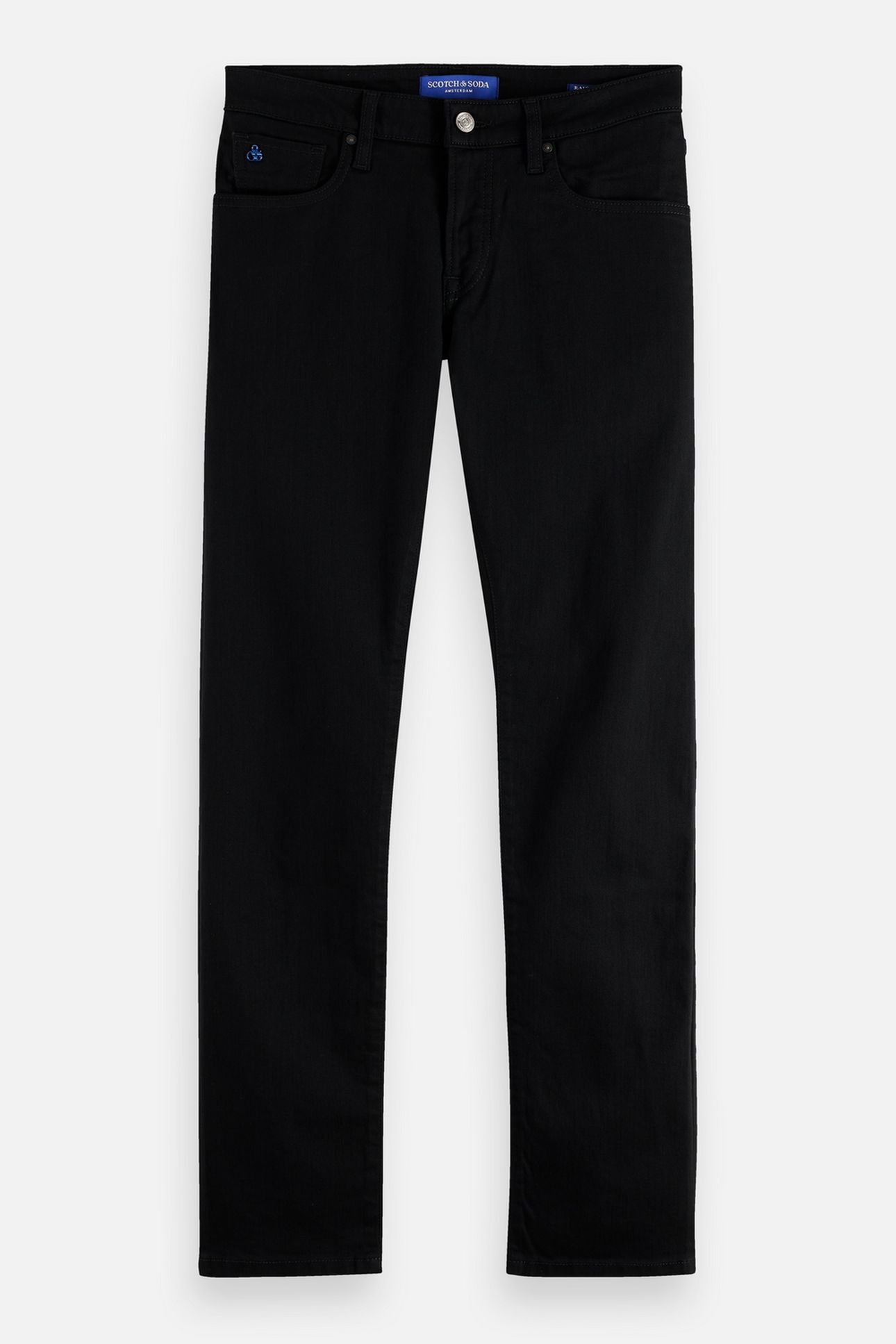 RALSTON REGULAR SLIM-FIT JEANS BLACK 4