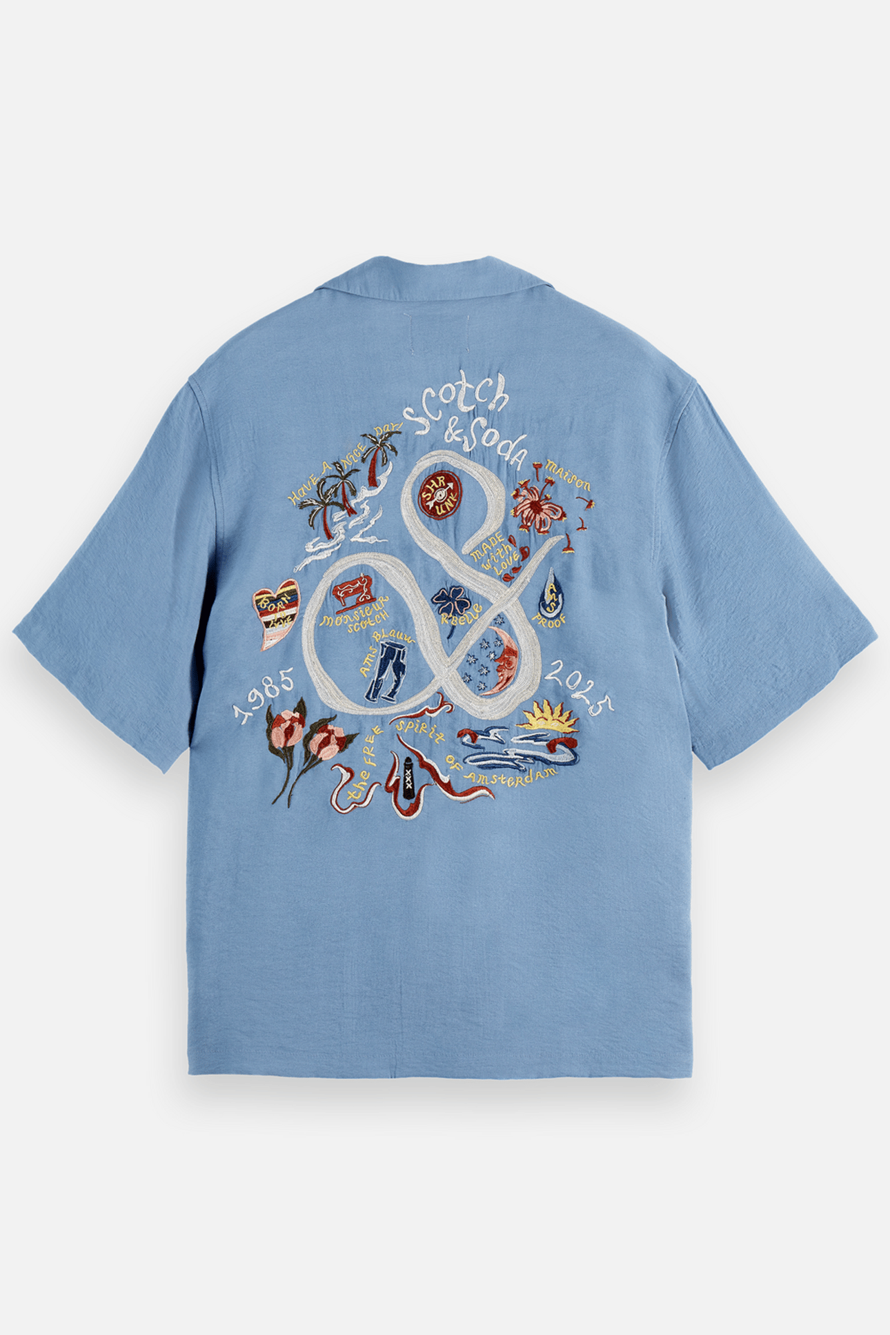 THE 40TH ANNIVERSARY RELAXED-FIT SHORT SLEEVE SHIRT NAVY 2