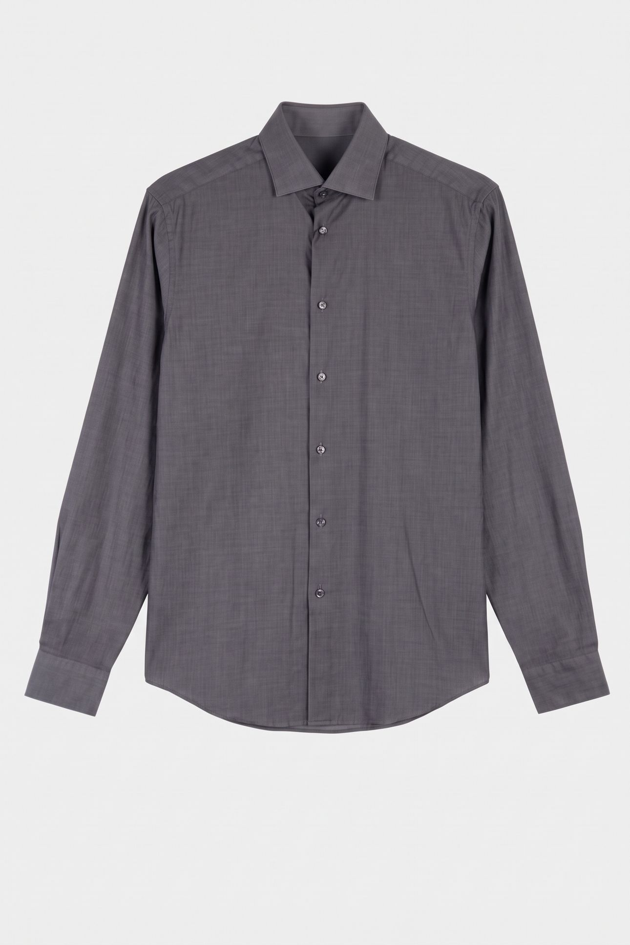 REGULAR DENIM WASHED SHIRT GREY 3