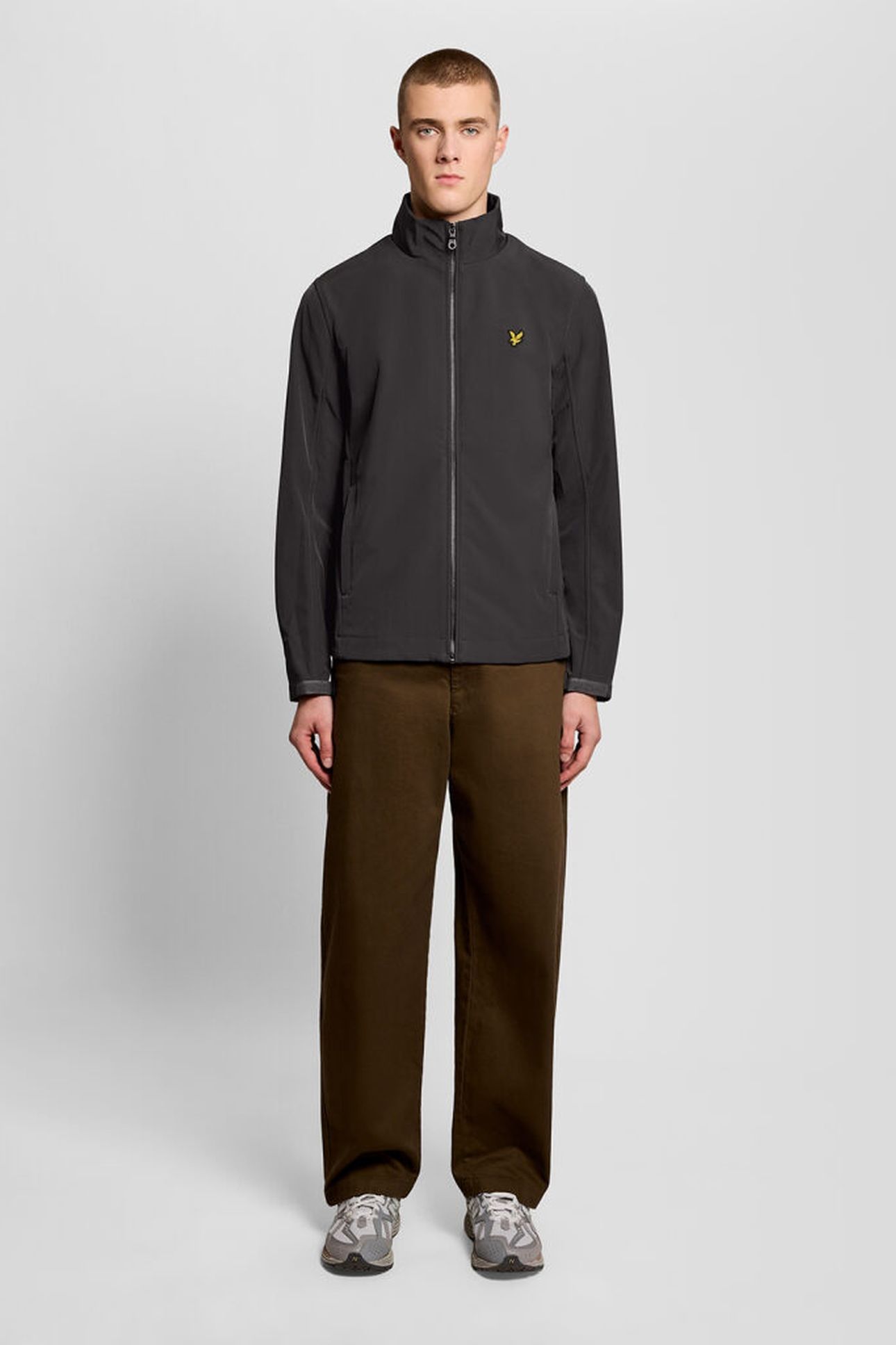 MESH BACK SOFTSHELL FUNNEL NECK JACKET GUNMETAL 3