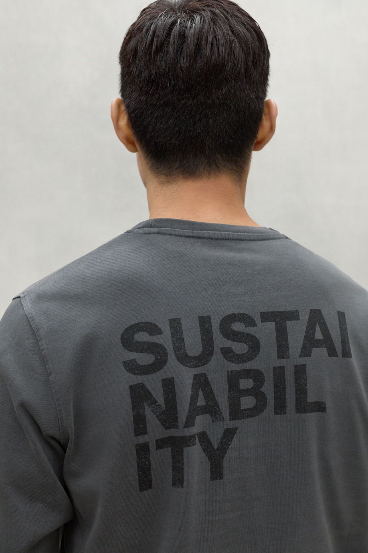 SUSTANOALF LONG SLEEVE T-SHIRT ASPHALT 6