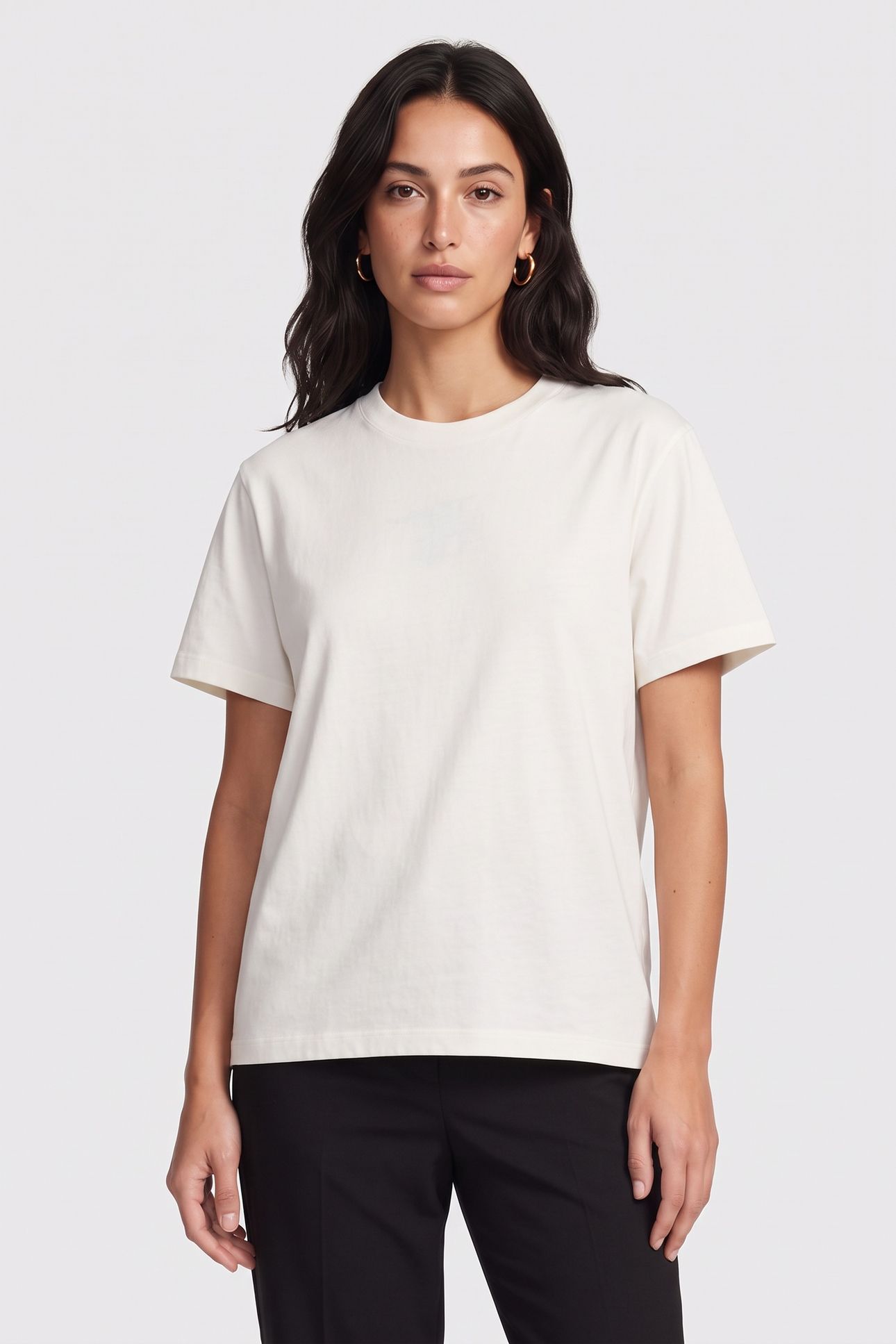 UNISEX T-SHIRT SHORT SLEEVE OFF-WHITE 1
