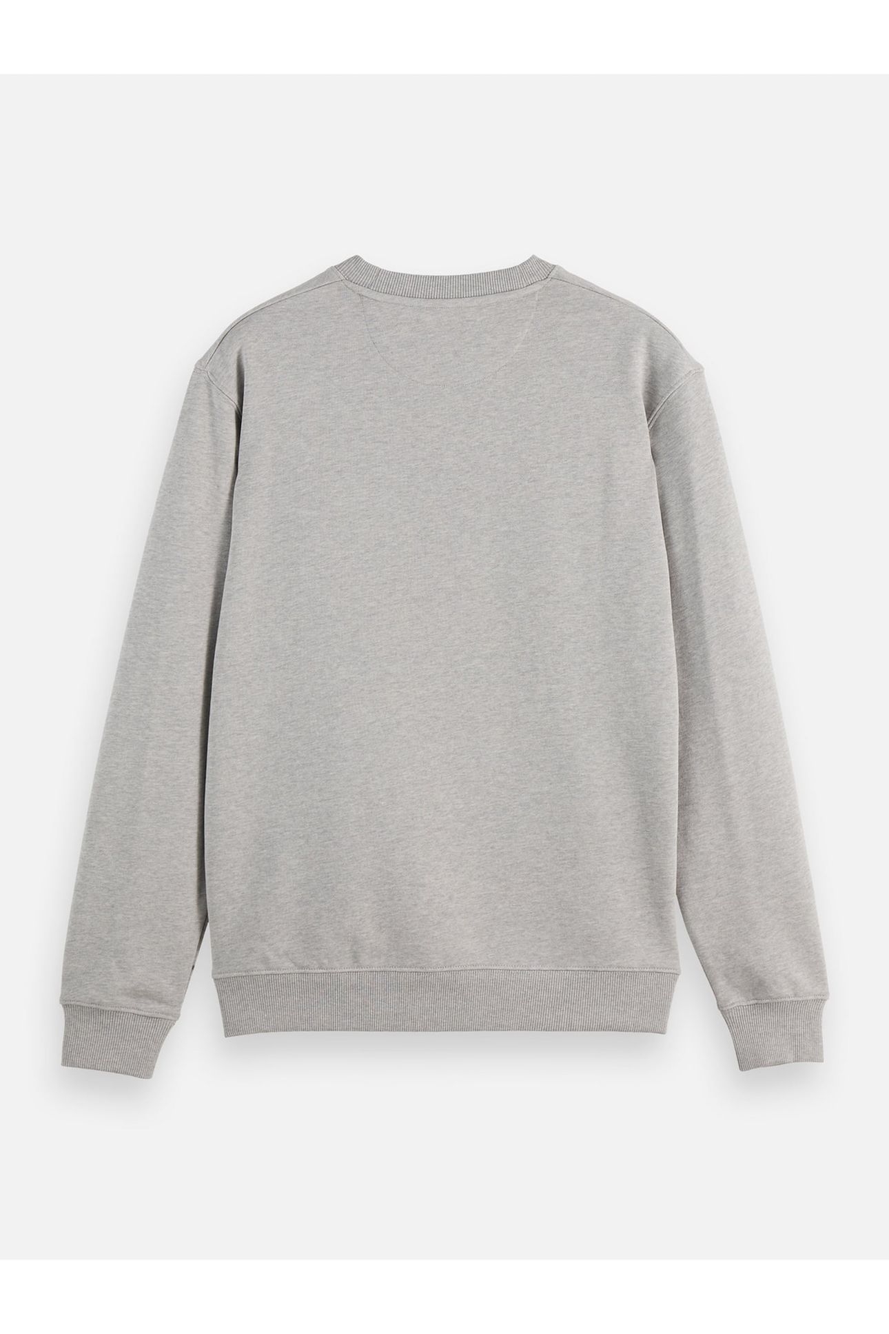 LOGO BADGE REGULAR-FIT SWEATSHIRT LIGHT PASTEL GREY 5