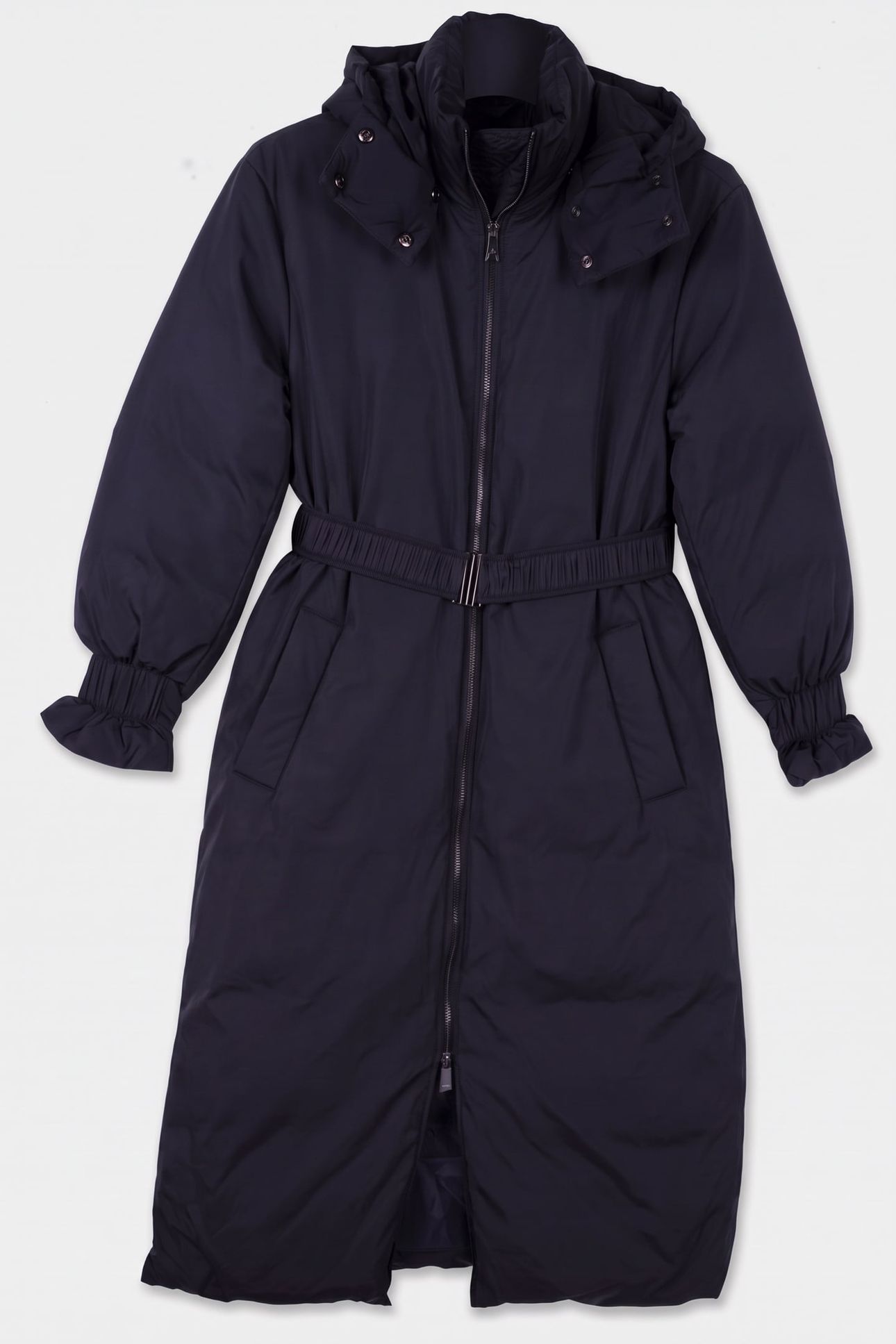 RESPONSIBLE DOWN QUILTED COAT WITH HOOD NAVY 3