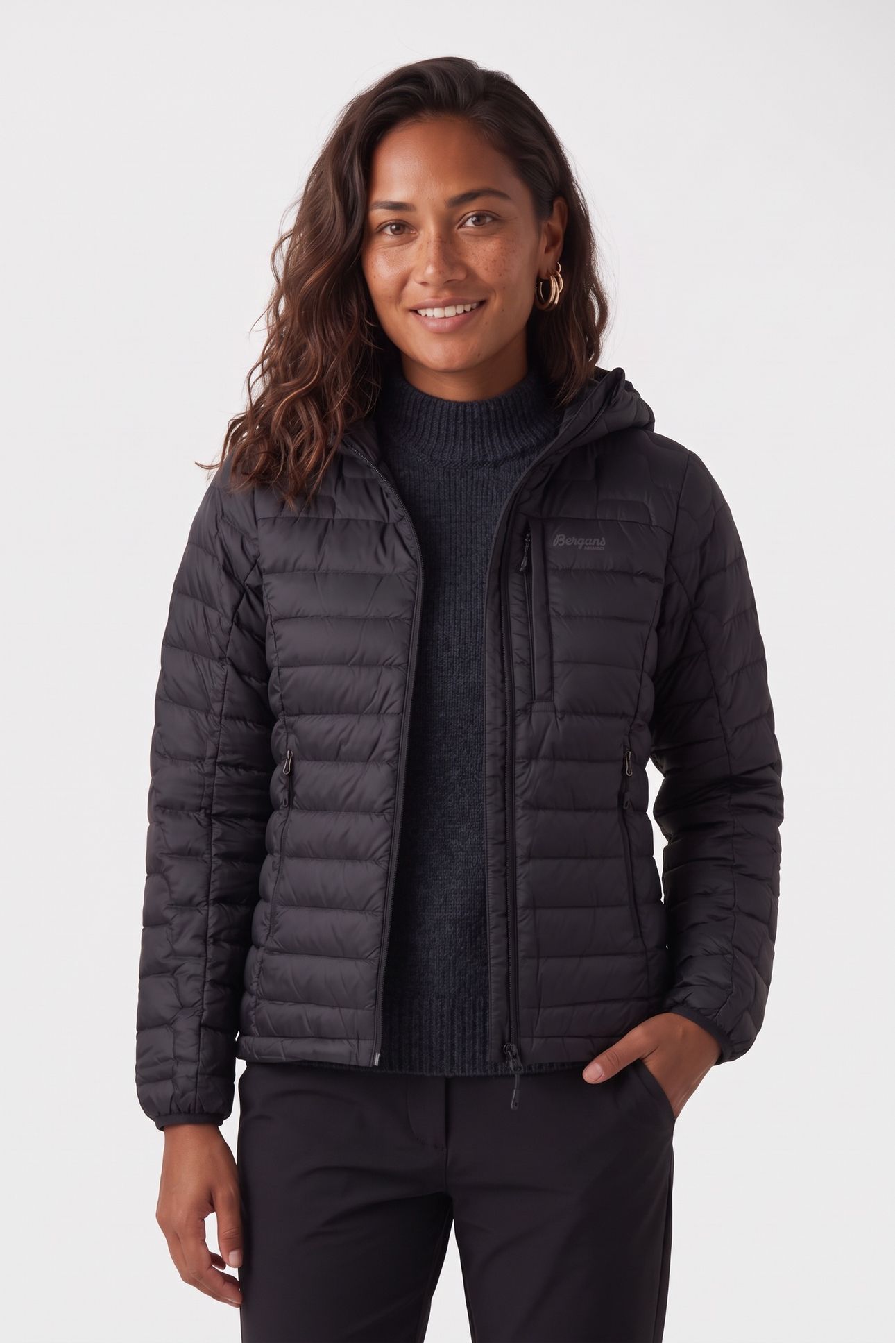 MAGMA LIGHT DOWN JACKET W/HOOD BLACK 1