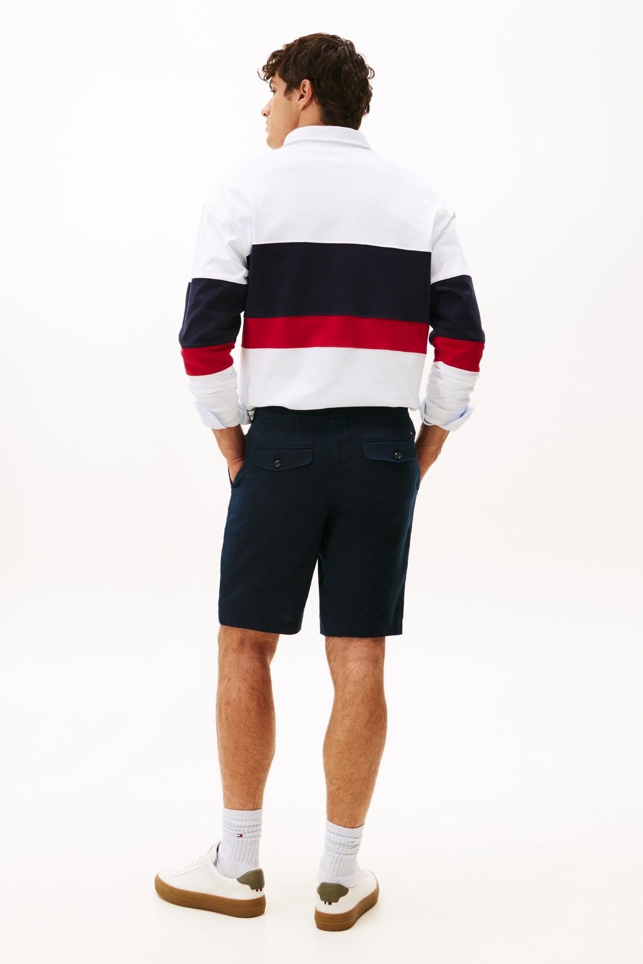 HARLEM PO LINEN SHORT DESERT SKY 3