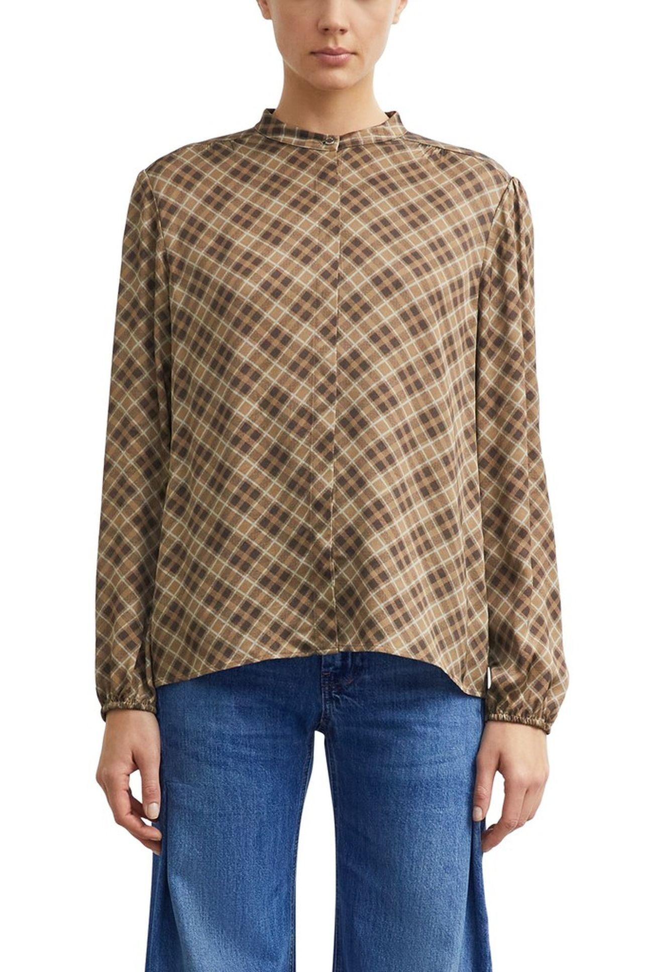 COMMA BLOUSES BROWN 1