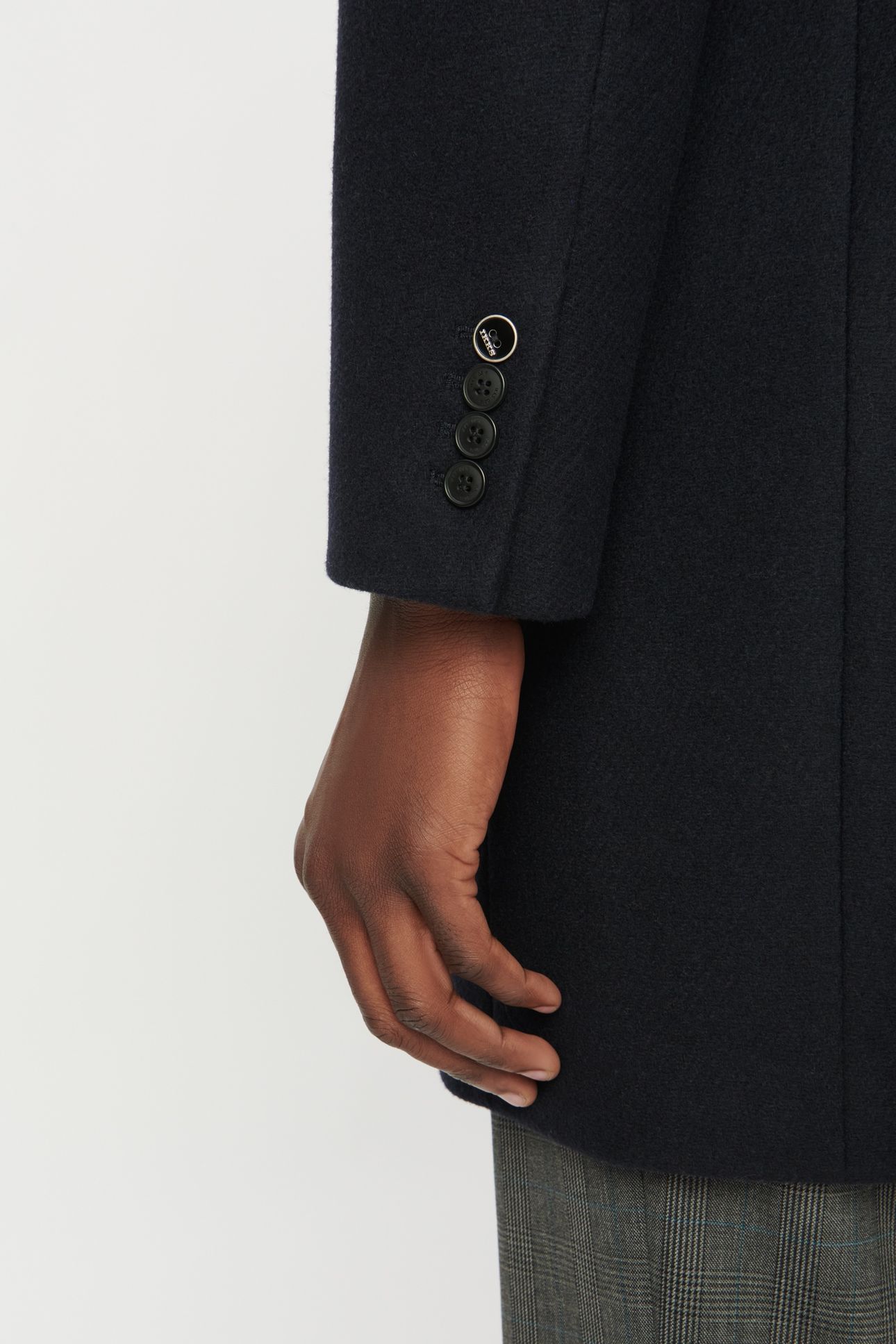 NAVY ZIPPED OFFICER COAT 7