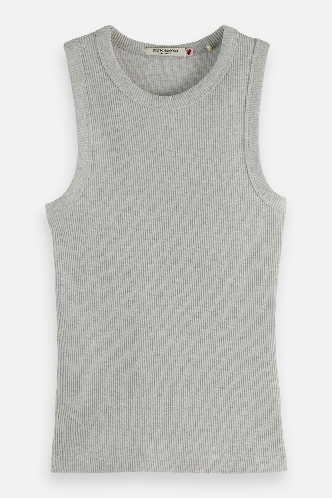 CORE RIB RACER TANK MEDIUM GREY 4