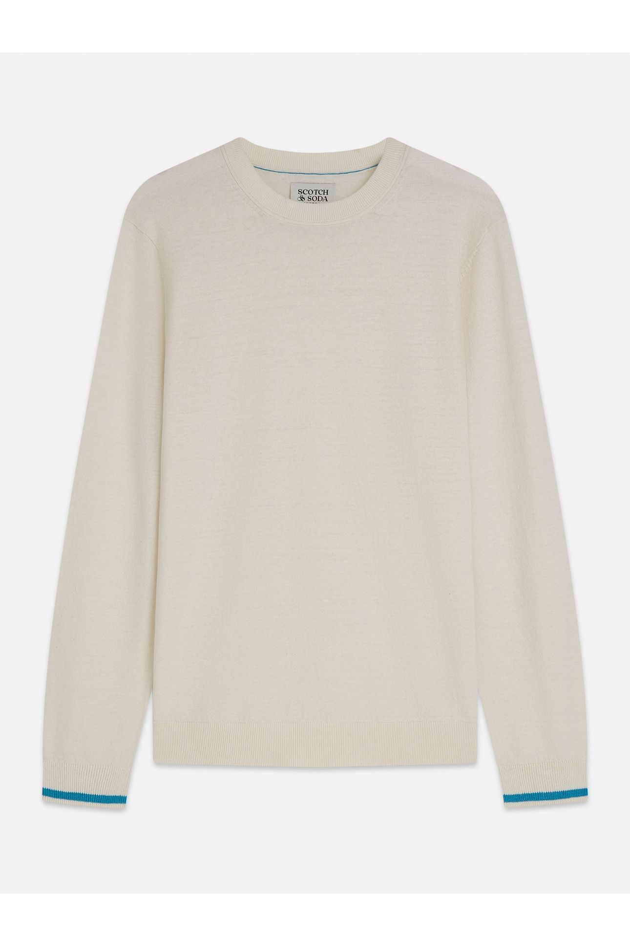 LINENBLEND REGULARFIT PULLOVER LIGHT BEIGE 4